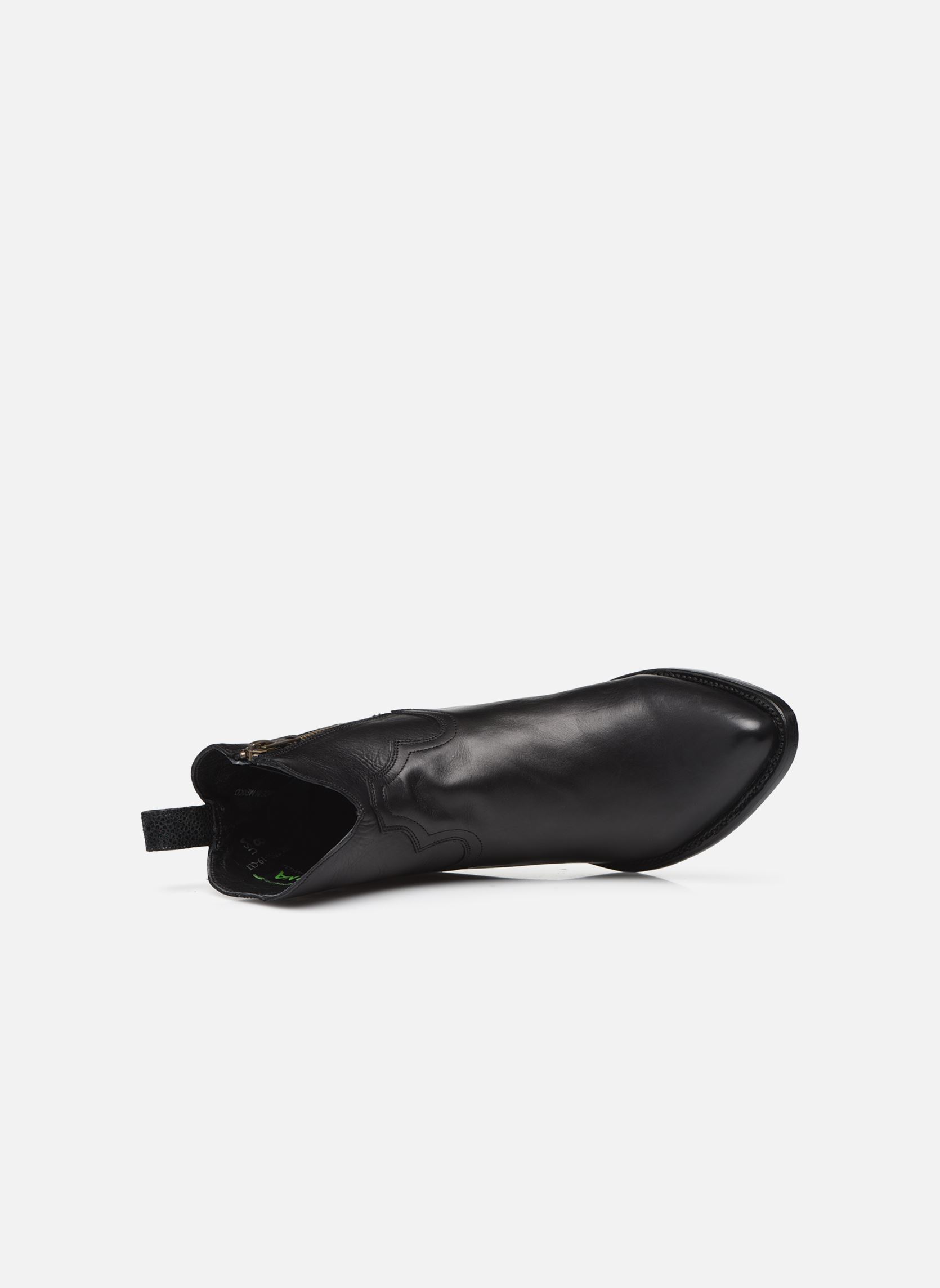 Botines tipo vaquero Maya mujer negro Mexicana Botines tipo vaquero Maya mujer negro BECERRO NEGRO