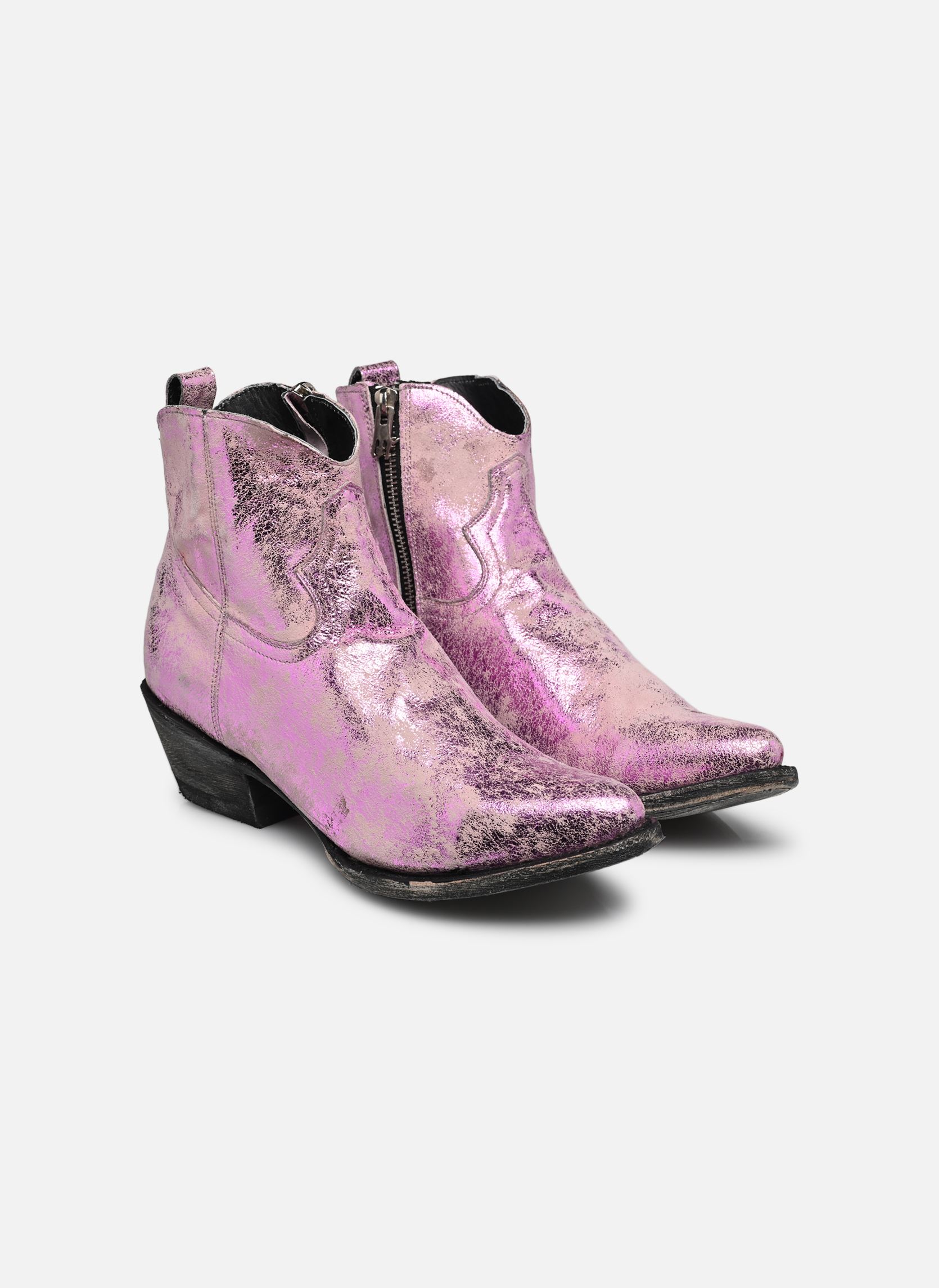 Cowboy-Stiefeletten Maya damen rosa Mexicana Cowboy-Stiefeletten Maya damen rosa ORBIT PINK