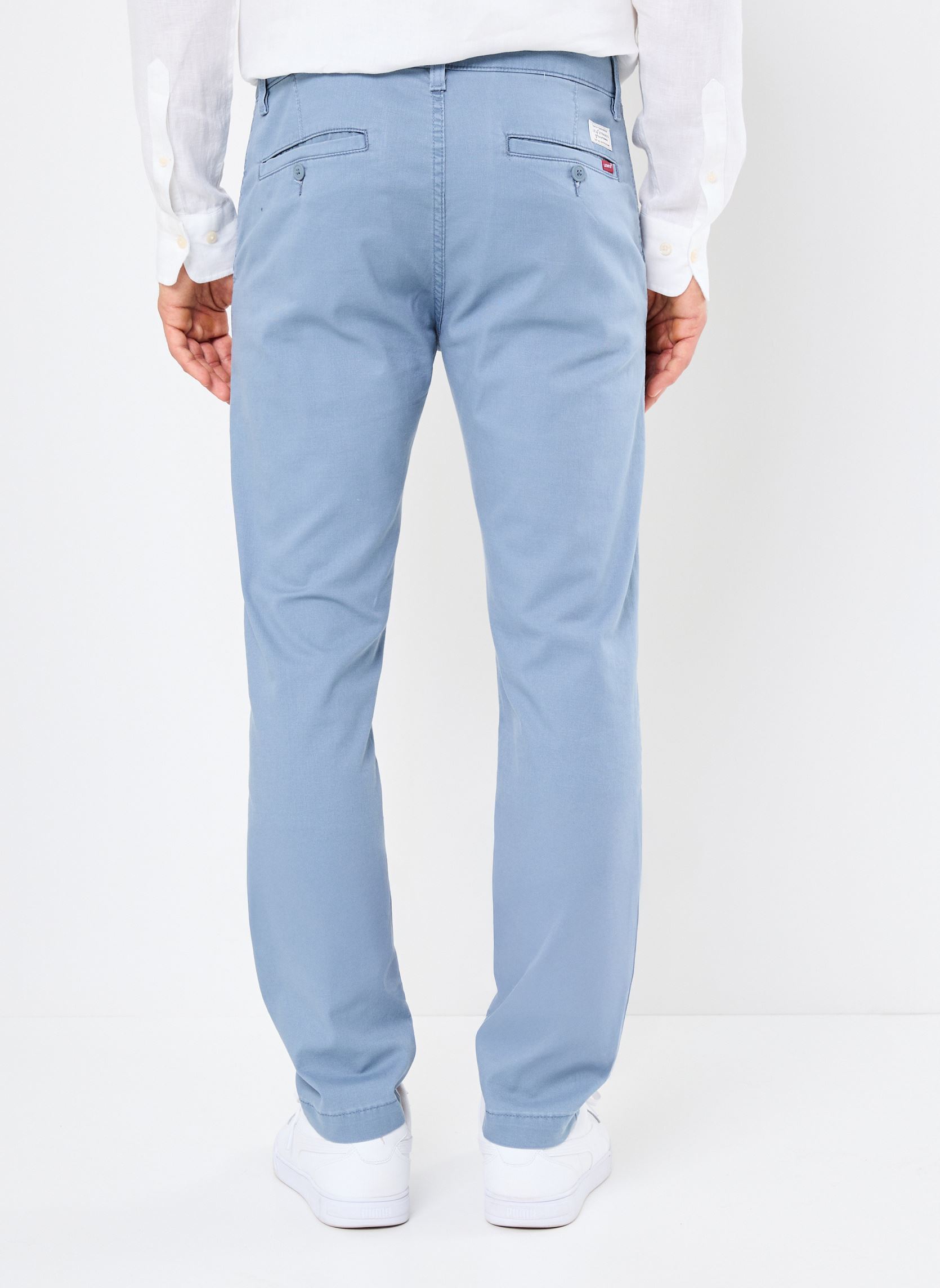Pantalons chino XX CHINO STD II homme bleu Levi's Pantalons chino XX CHINO STD II homme bleu STEAM BLUE COTTON LINEN