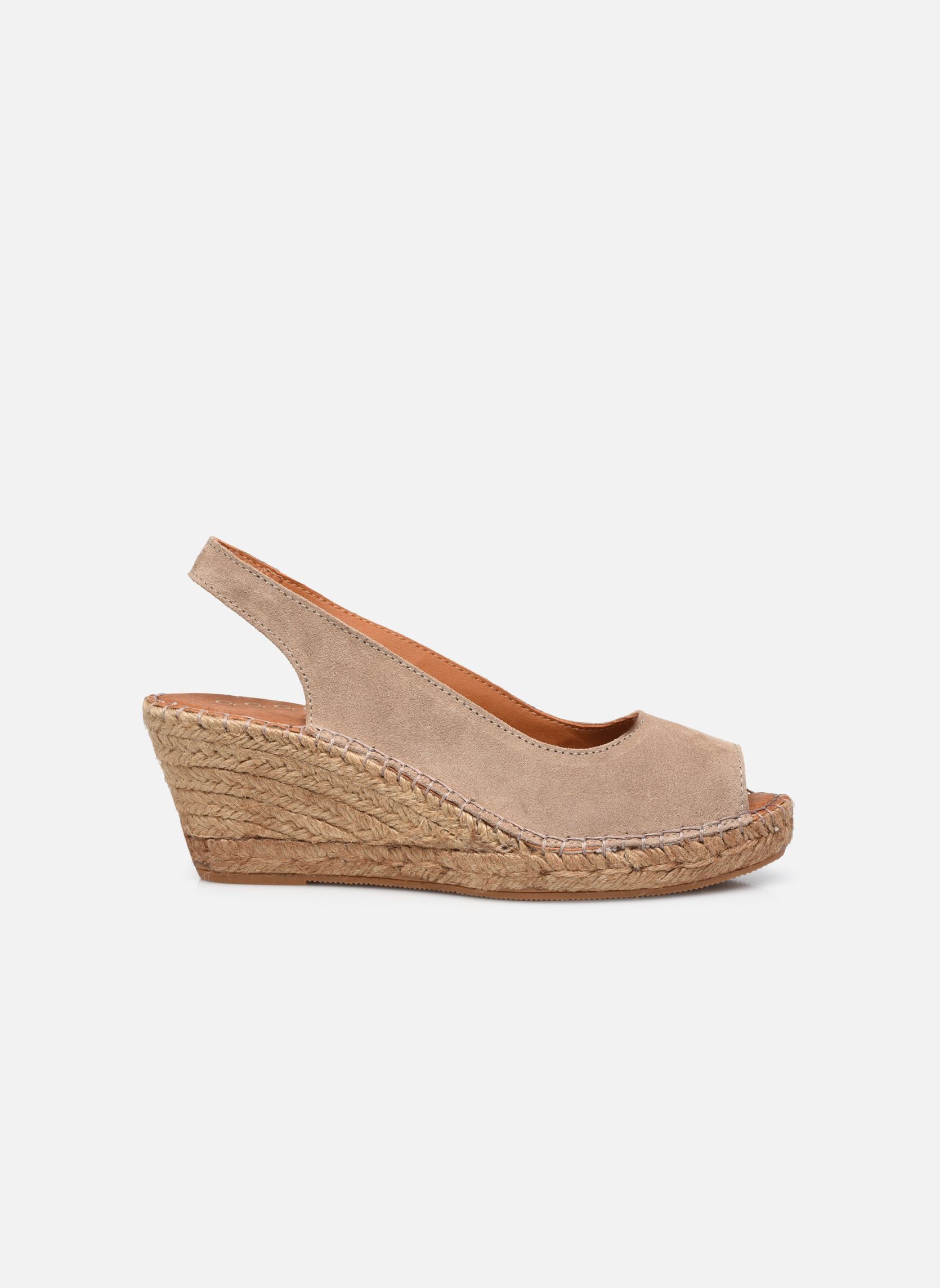 Keil- und Plateau-Espadrilles Caminia damen beige Georgia Rose Keil- und Plateau-Espadrilles Caminia damen beige Cuir velours Beige