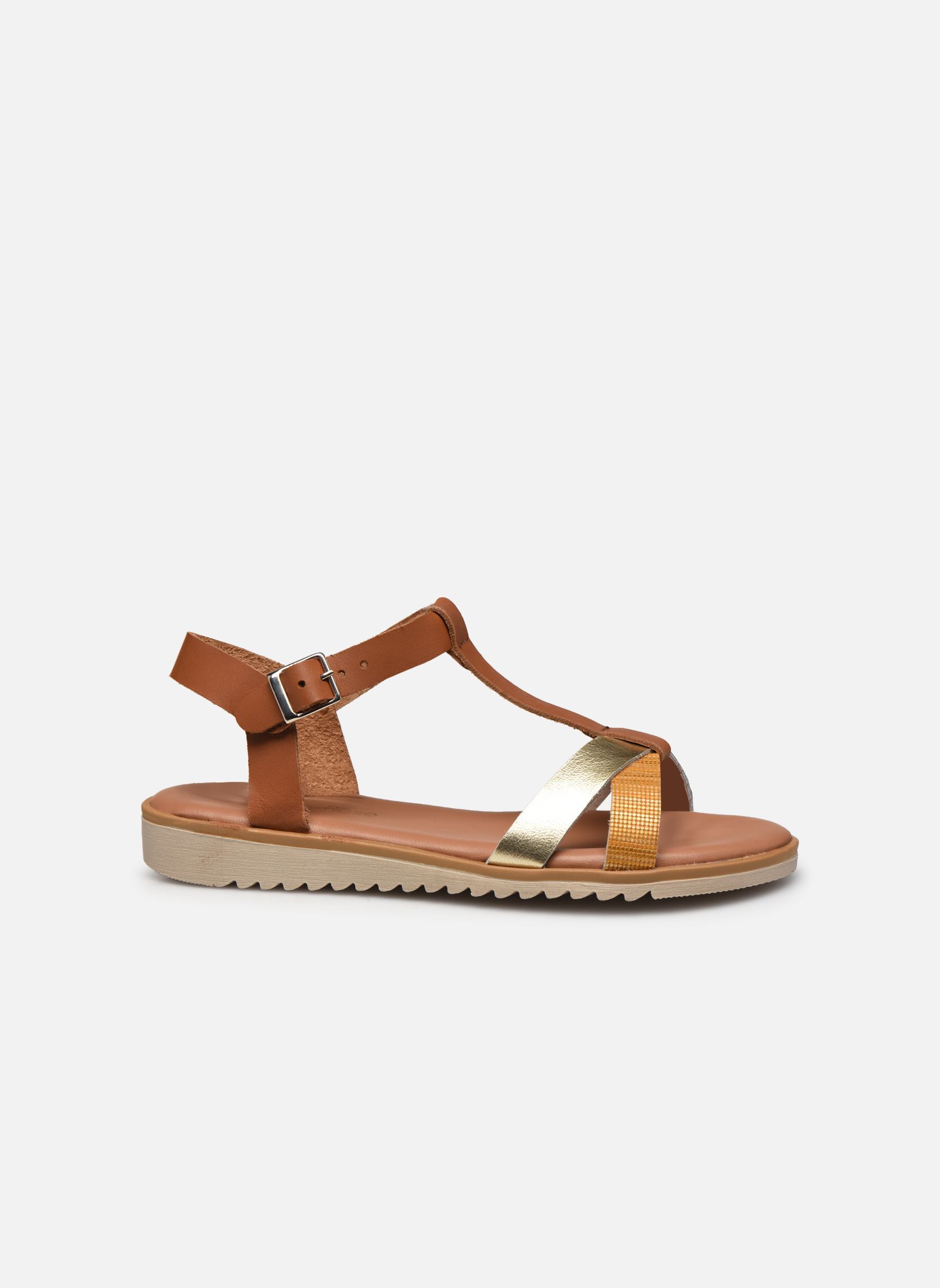 Sandalen Diandra - sandales damen braun Georgia Rose Soft Sandalen Diandra - sandales damen braun Cuir Lisse Cognac