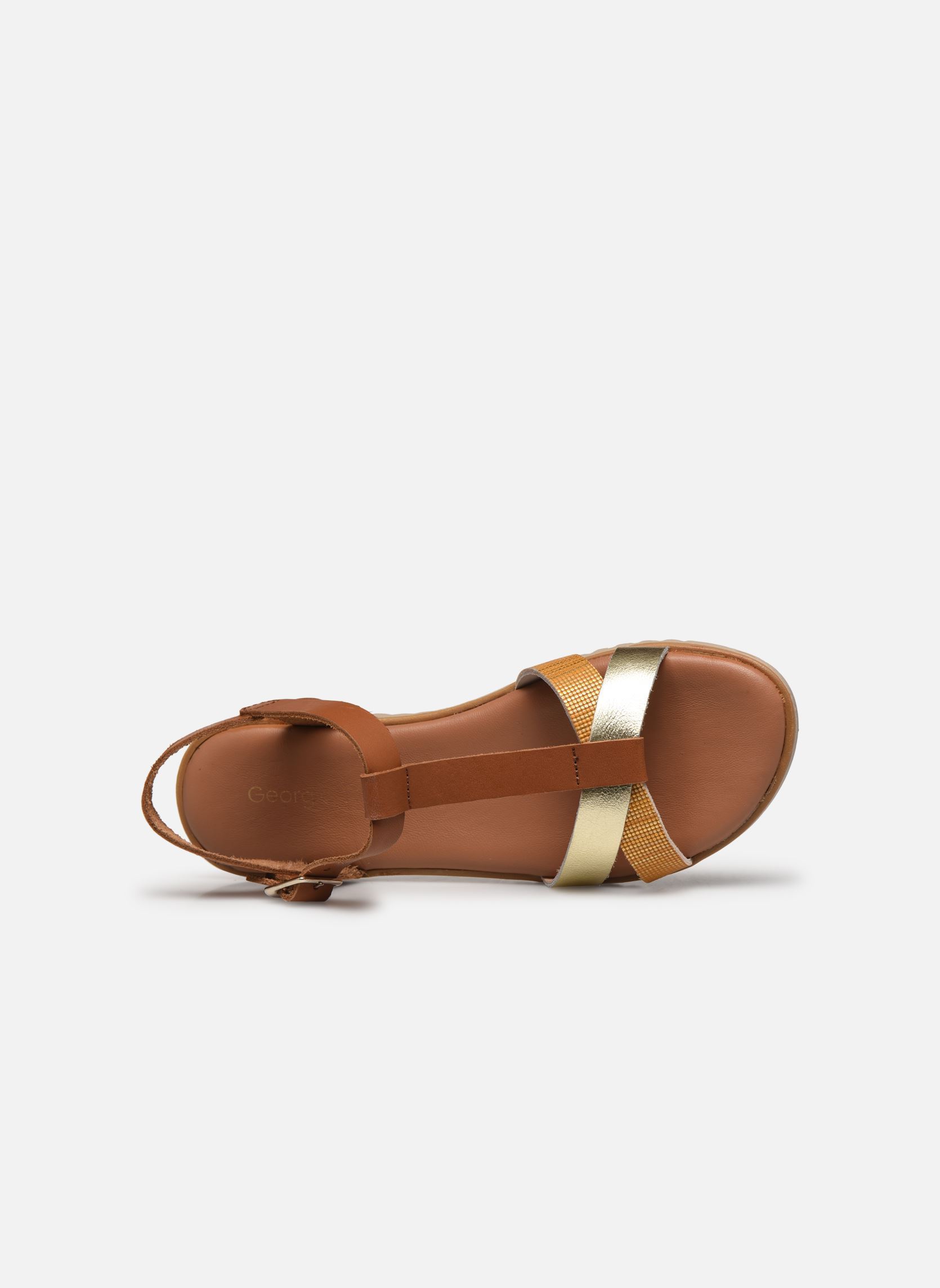 Sandalen Diandra - sandales damen braun Georgia Rose Soft Sandalen Diandra - sandales damen braun Cuir Lisse Cognac