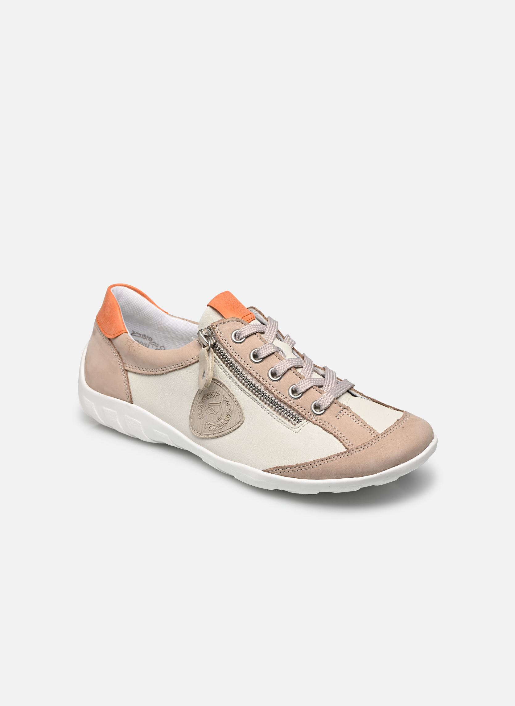 Sneakers basse Alexandru donna beige Remonte Sneakers basse Alexandru donna beige CLIFF/OFFWHITE/CLIFF/ORANGE
