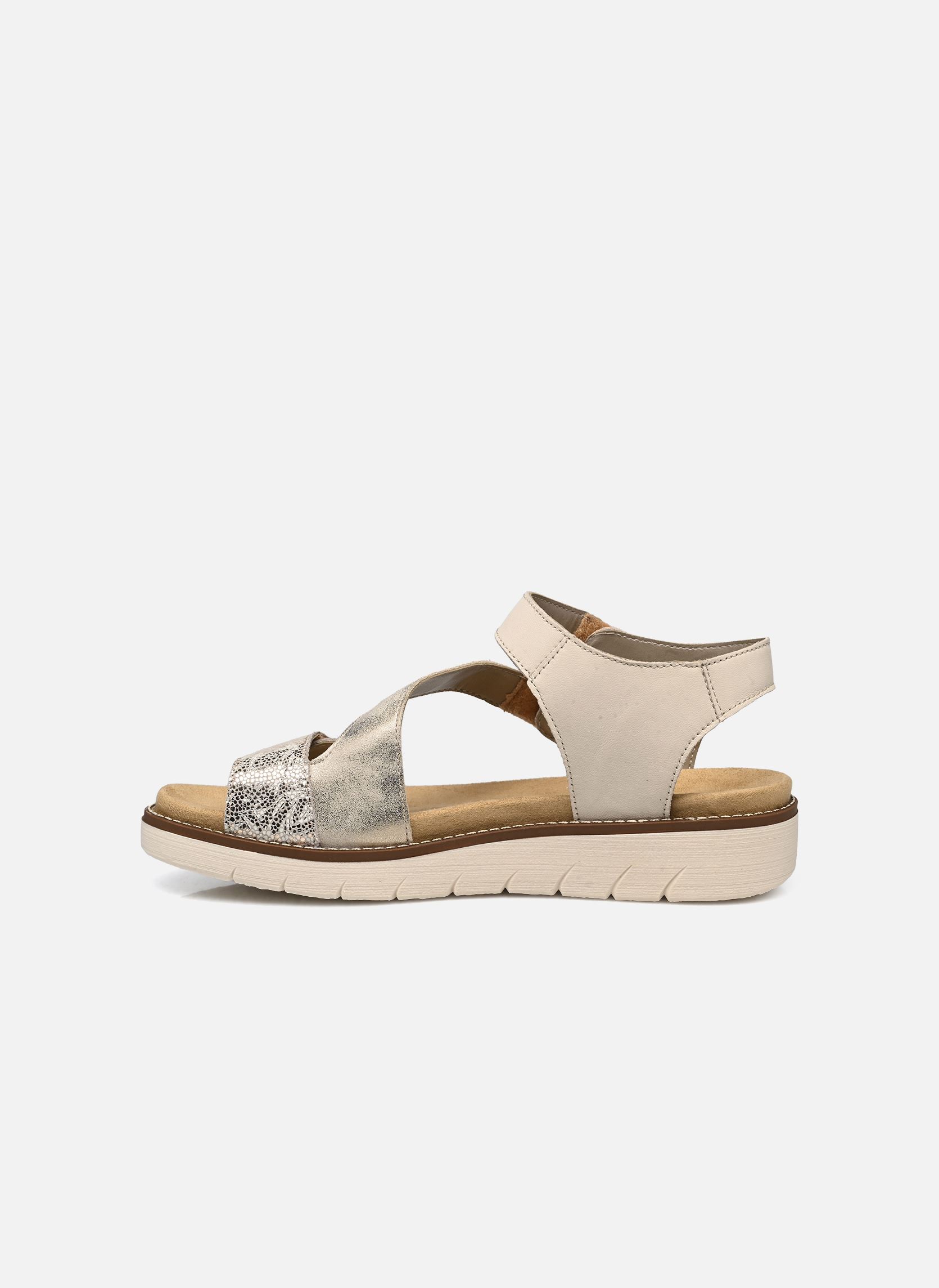 Sandalen Ovidiu dames beige Remonte Sandalen Ovidiu dames beige weiss-gold/muschel/porzellan