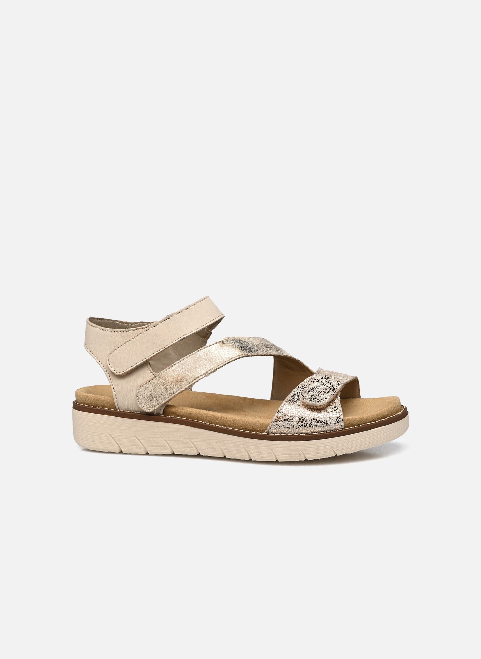 Sandalen Ovidiu dames beige Remonte Sandalen Ovidiu dames beige weiss-gold/muschel/porzellan