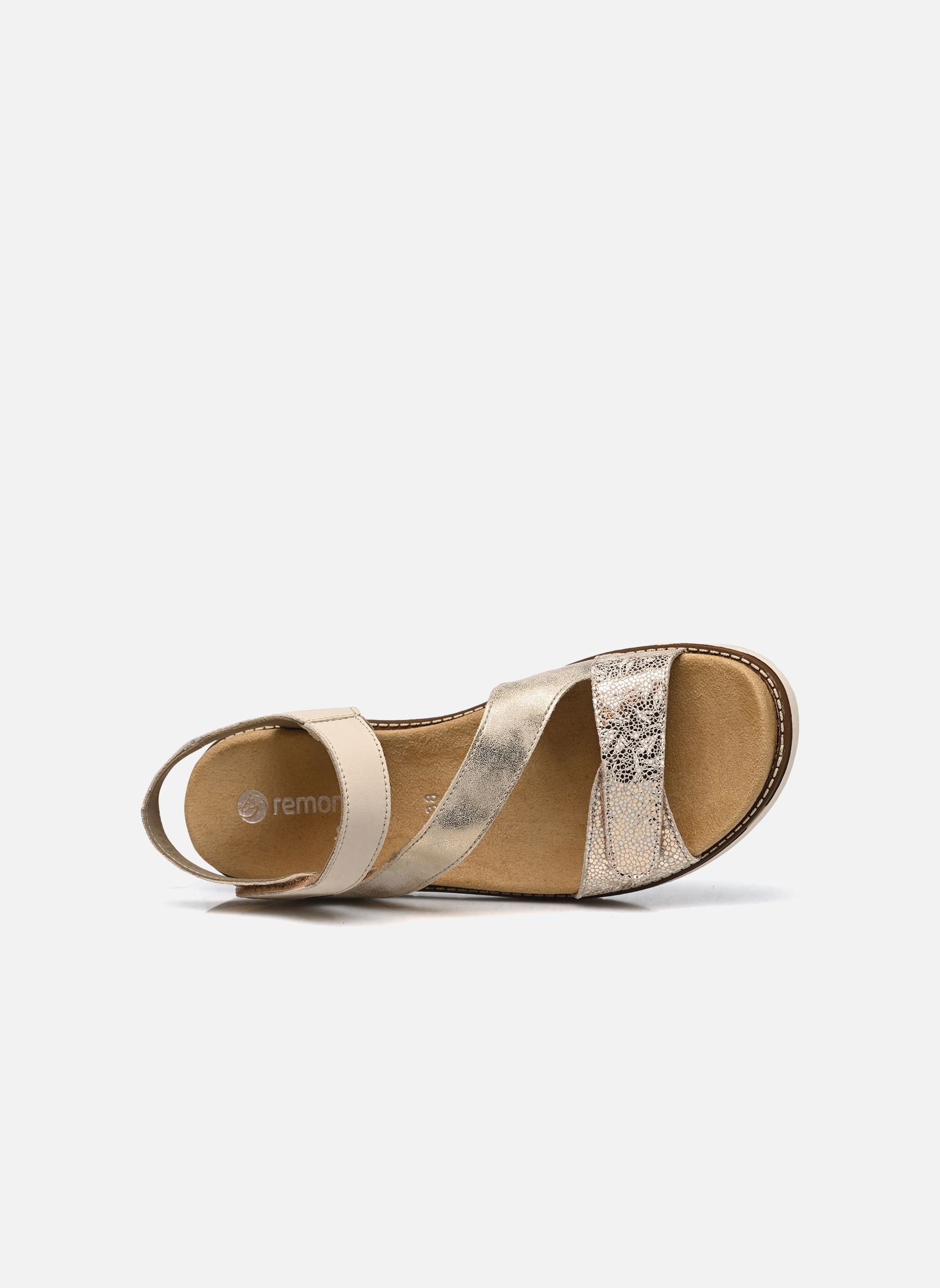 Sandalen Ovidiu dames beige Remonte Sandalen Ovidiu dames beige weiss-gold/muschel/porzellan
