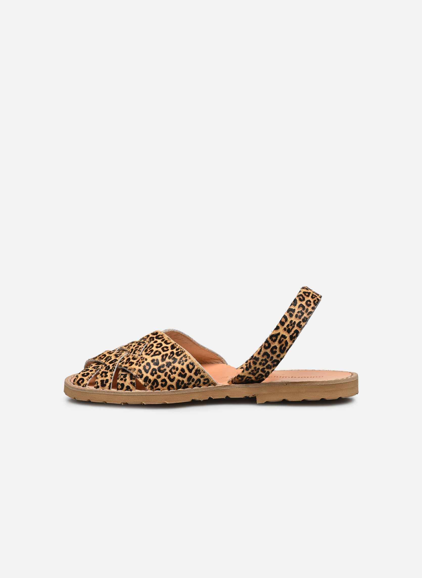Sandalen Avarca Compostelle damen beige Minorquines Sandalen Avarca Compostelle damen beige LÉOPARD