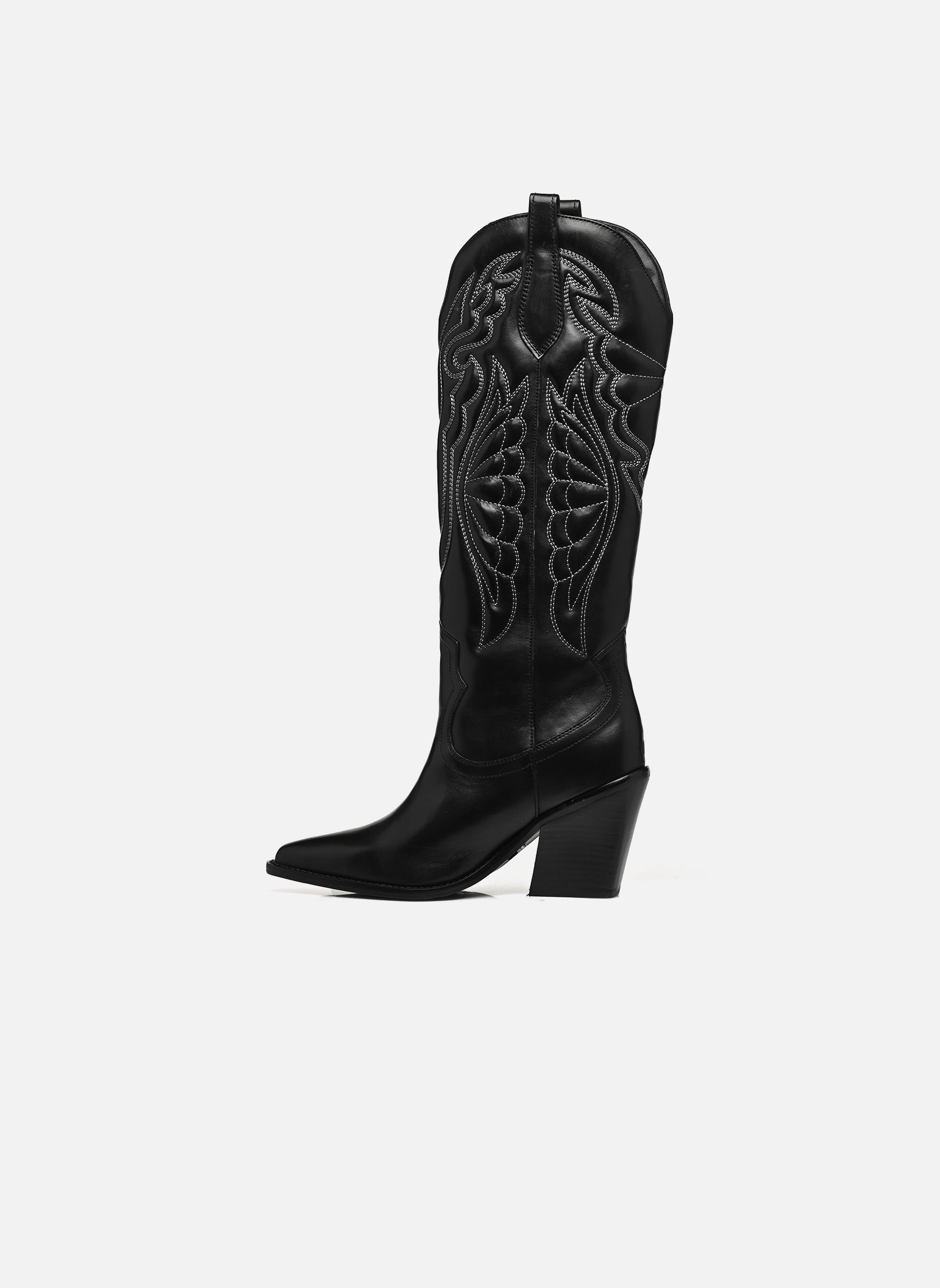 Cowboy boots NEW-KOLE 14177 dames zwart Bronx Cowboy boots NEW-KOLE 14177 dames zwart Black/silver
