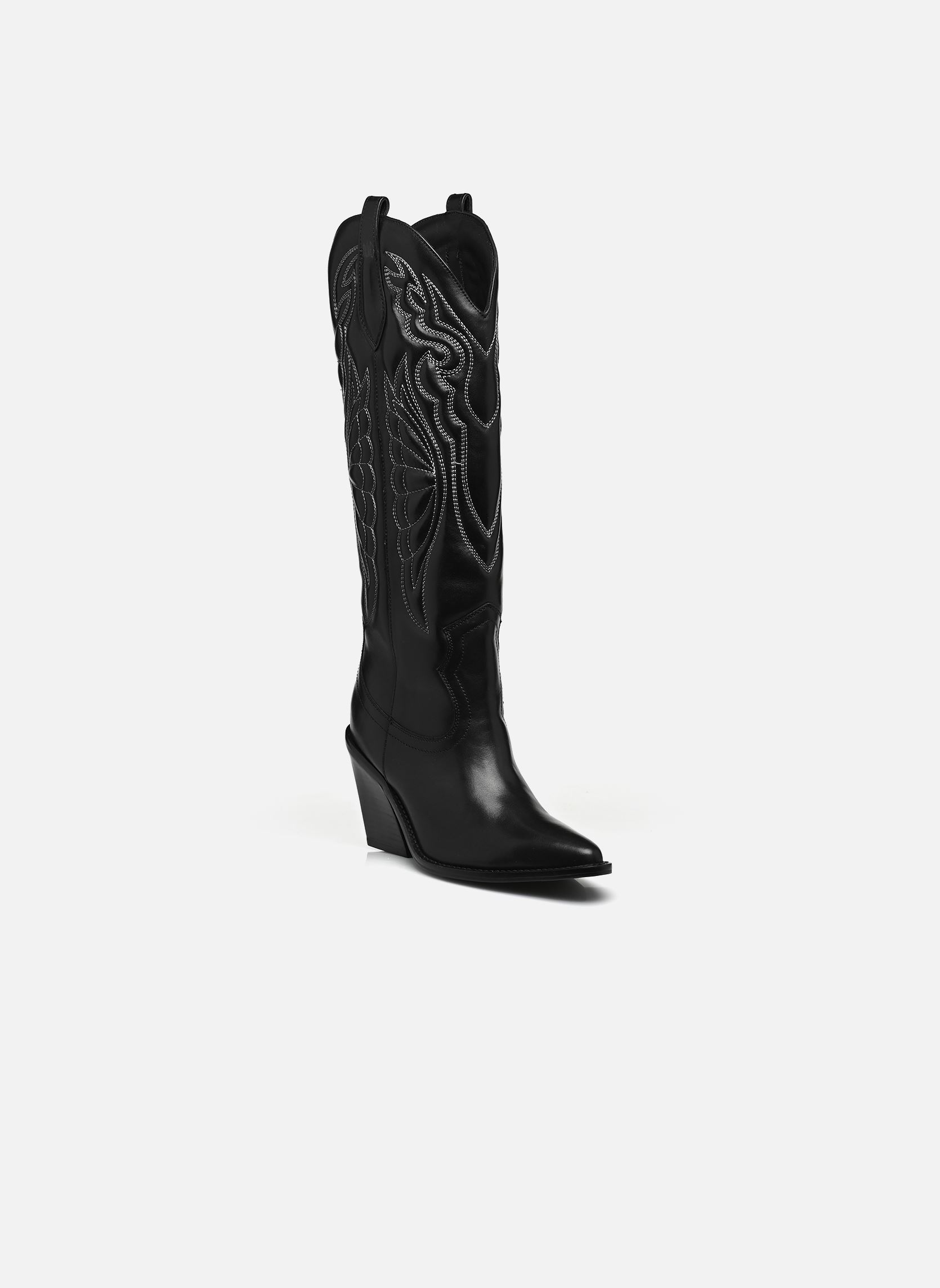Cowboy boots NEW-KOLE 14177 dames zwart Bronx Cowboy boots NEW-KOLE 14177 dames zwart Black/silver