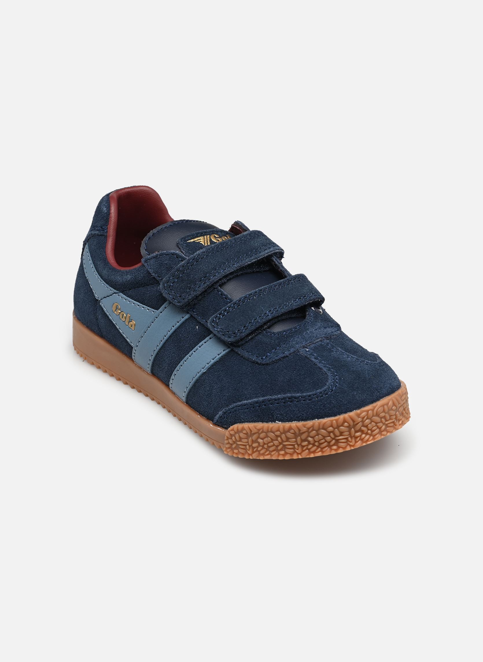 Baskets basses Harrier Strap garçon bleu Gola Baskets basses Harrier Strap garçon bleu NAVY/ATLANTIC/BURGUNDY
