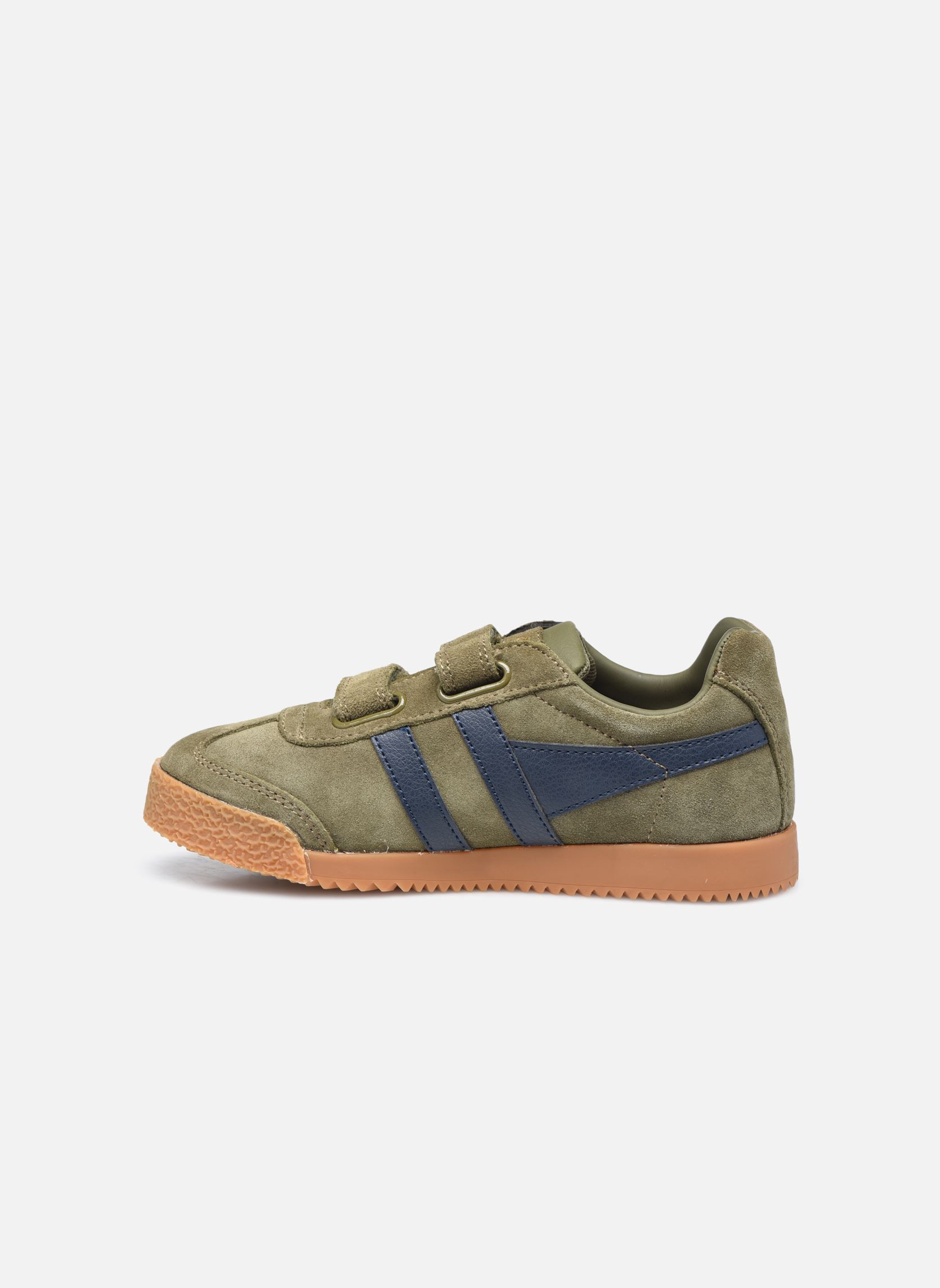 Baskets basses Harrier Strap garçon vert Gola Baskets basses Harrier Strap garçon vert KHAKI/NAVY