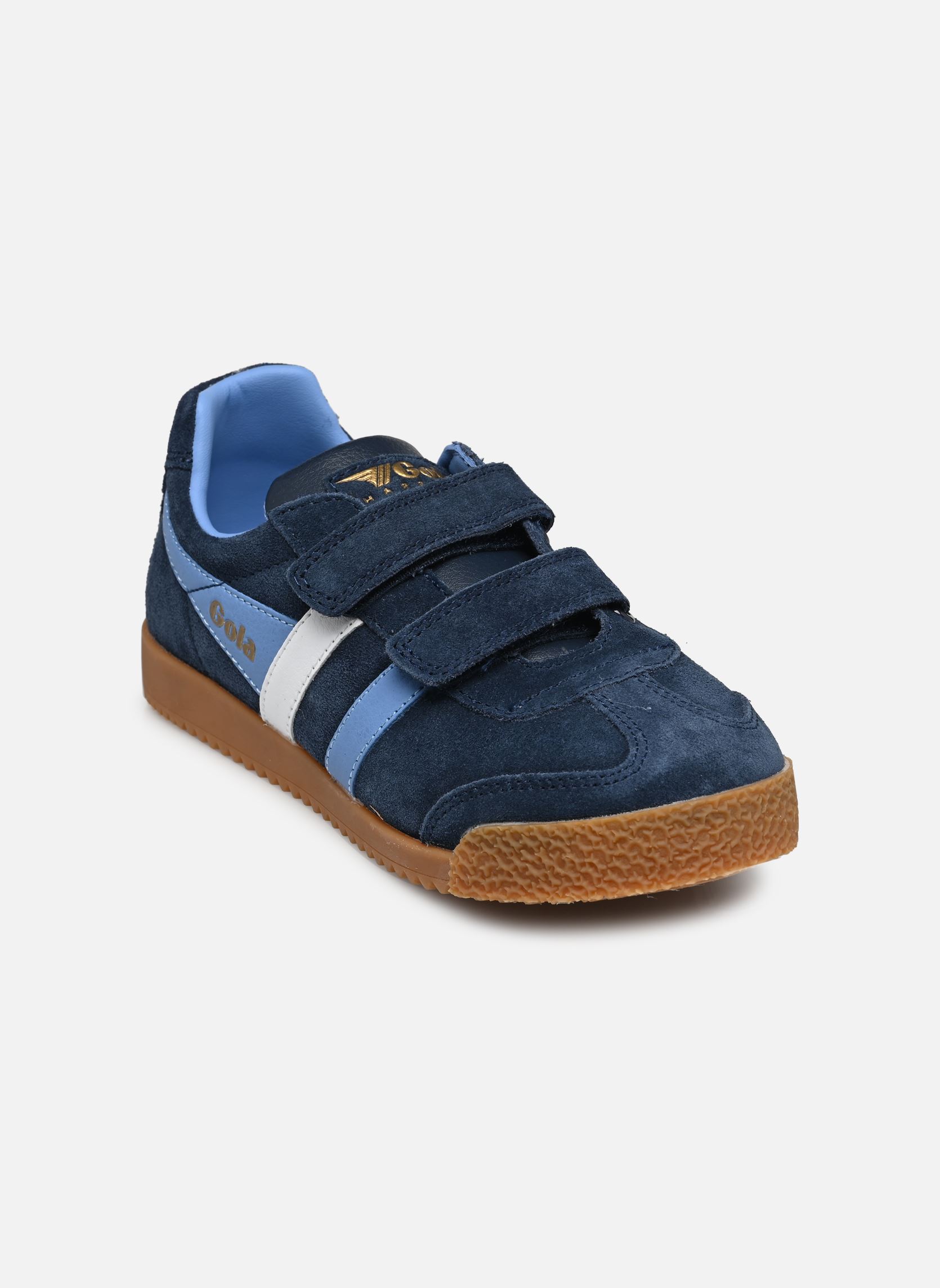 Niedrige Sneaker Harrier Strap blau Gola Niedrige Sneaker Harrier Strap blau NAVY/VISTA BLUE/WHITE