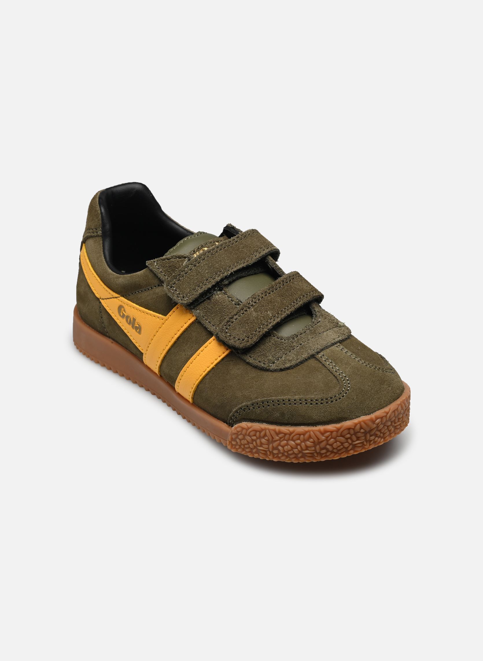 Baskets basses Harrier Strap vert Gola Baskets basses Harrier Strap vert KHAKI/SUN/BLACK