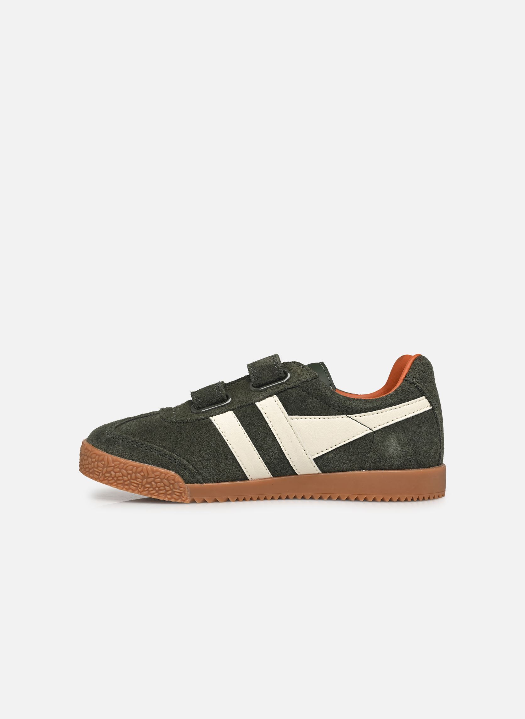 Baskets basses Harrier Strap vert Gola Baskets basses Harrier Strap vert DARK KHAKI/OFF WHITE/MOODY ORA