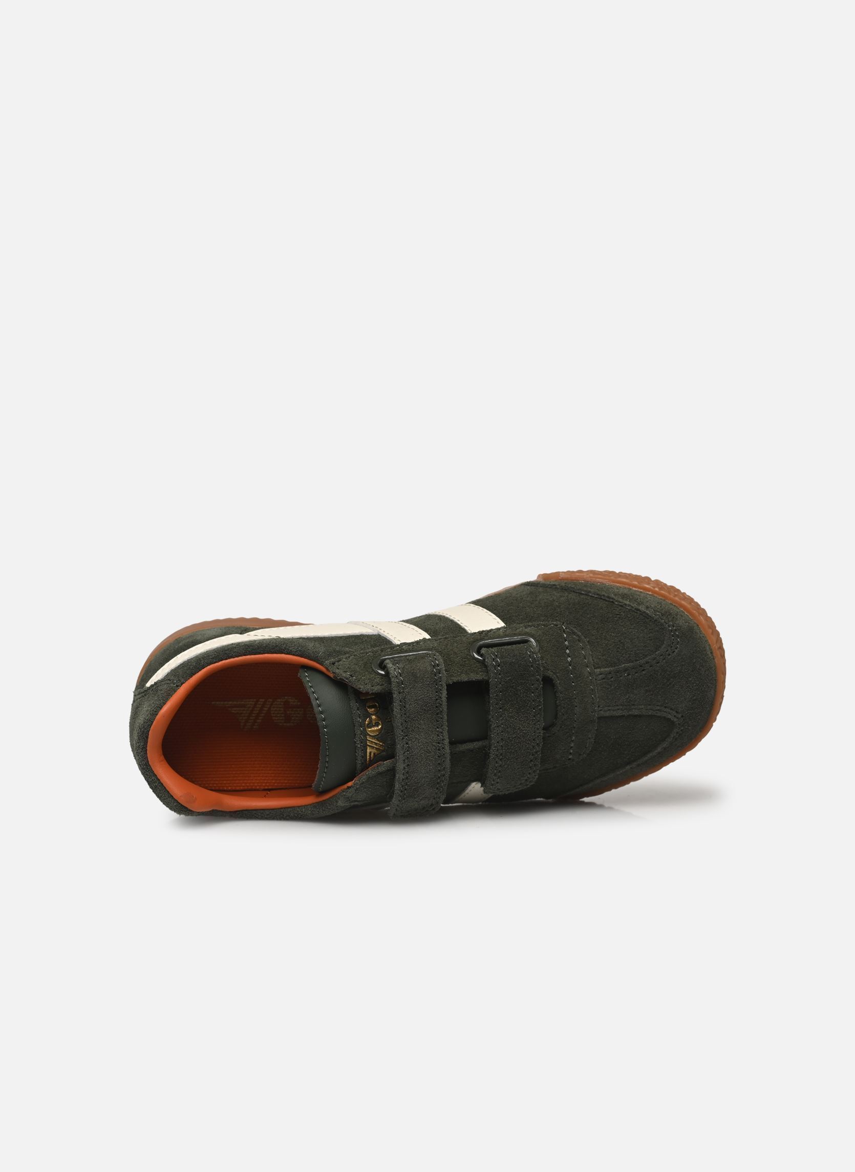 Baskets basses Harrier Strap vert Gola Baskets basses Harrier Strap vert DARK KHAKI/OFF WHITE/MOODY ORA