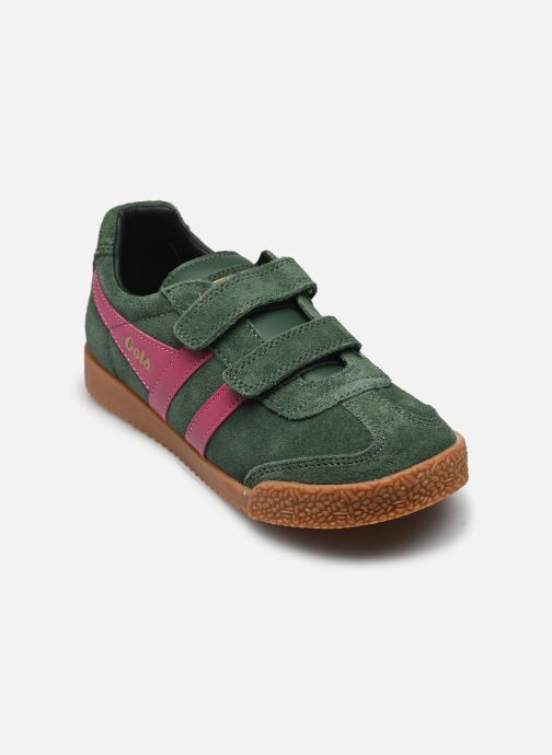 Gola Baskets basses Harrier Strap fille vert