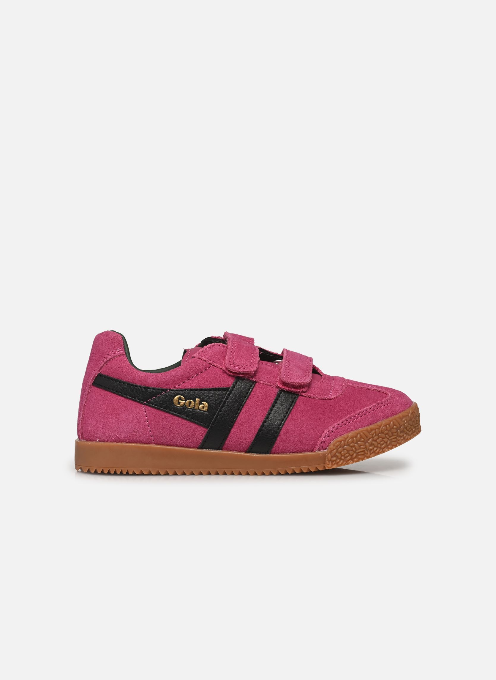 Niedrige Sneaker Harrier Strap mädchen rosa Gola Niedrige Sneaker Harrier Strap mädchen rosa FUCHSIA/BLACK/EVERGREEN