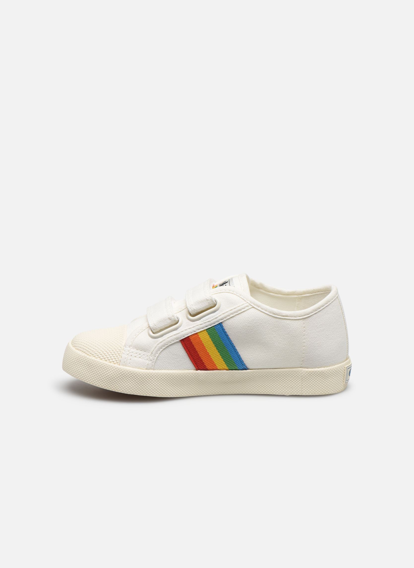 Niedrige Sneaker Coaster Rainbow Velcro K weiß Gola Niedrige Sneaker Coaster Rainbow Velcro K weiß Off White Multicolor