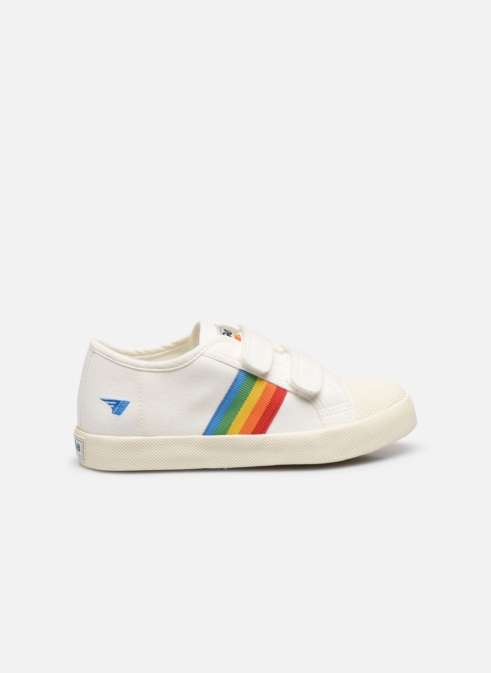 Niedrige Sneaker Coaster Rainbow Velcro K weiß Gola Niedrige Sneaker Coaster Rainbow Velcro K weiß Off White Multicolor