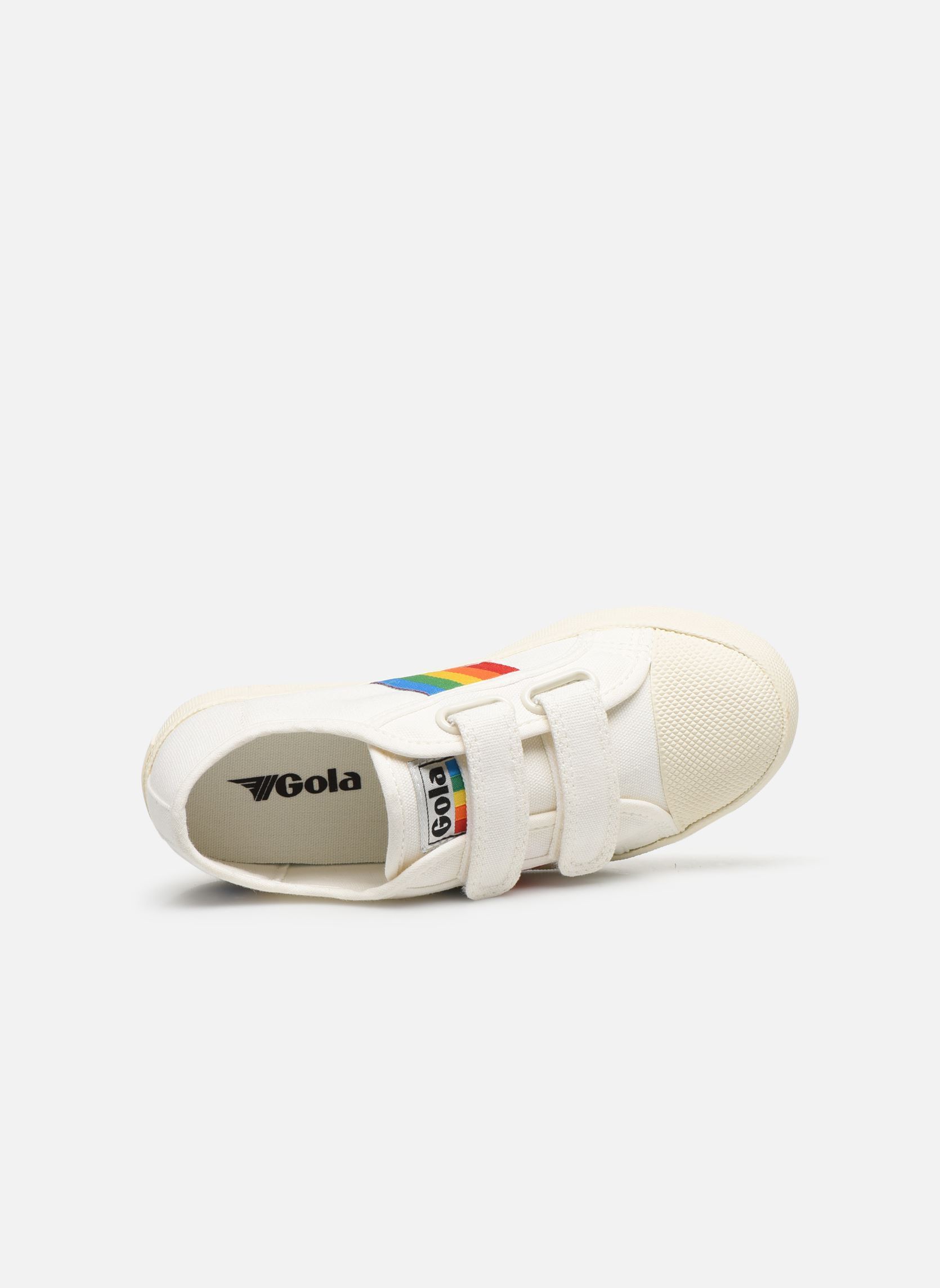 Niedrige Sneaker Coaster Rainbow Velcro K weiß Gola Niedrige Sneaker Coaster Rainbow Velcro K weiß Off White Multicolor