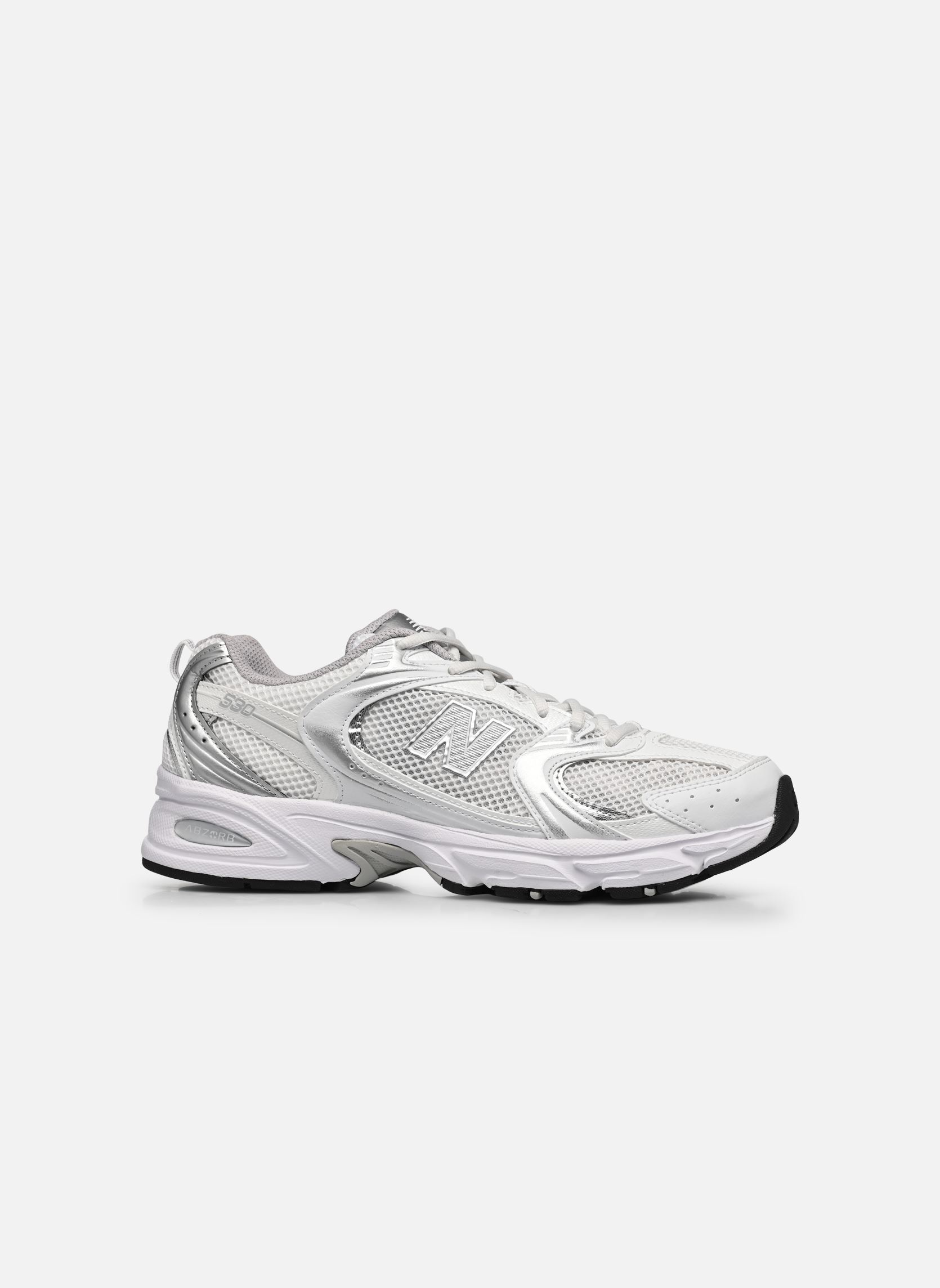 Baskets basses MR530 M homme blanc New Balance Baskets basses MR530 M homme blanc WHITE/SILVER (118)