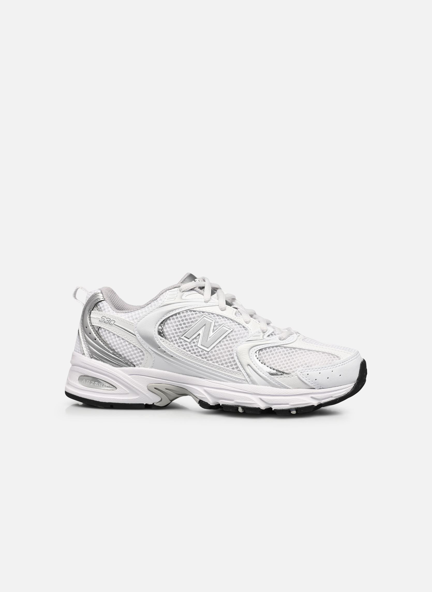 Lage sneakers MR530 dames wit New Balance Lage sneakers MR530 dames wit WHITE/SILVER (118)