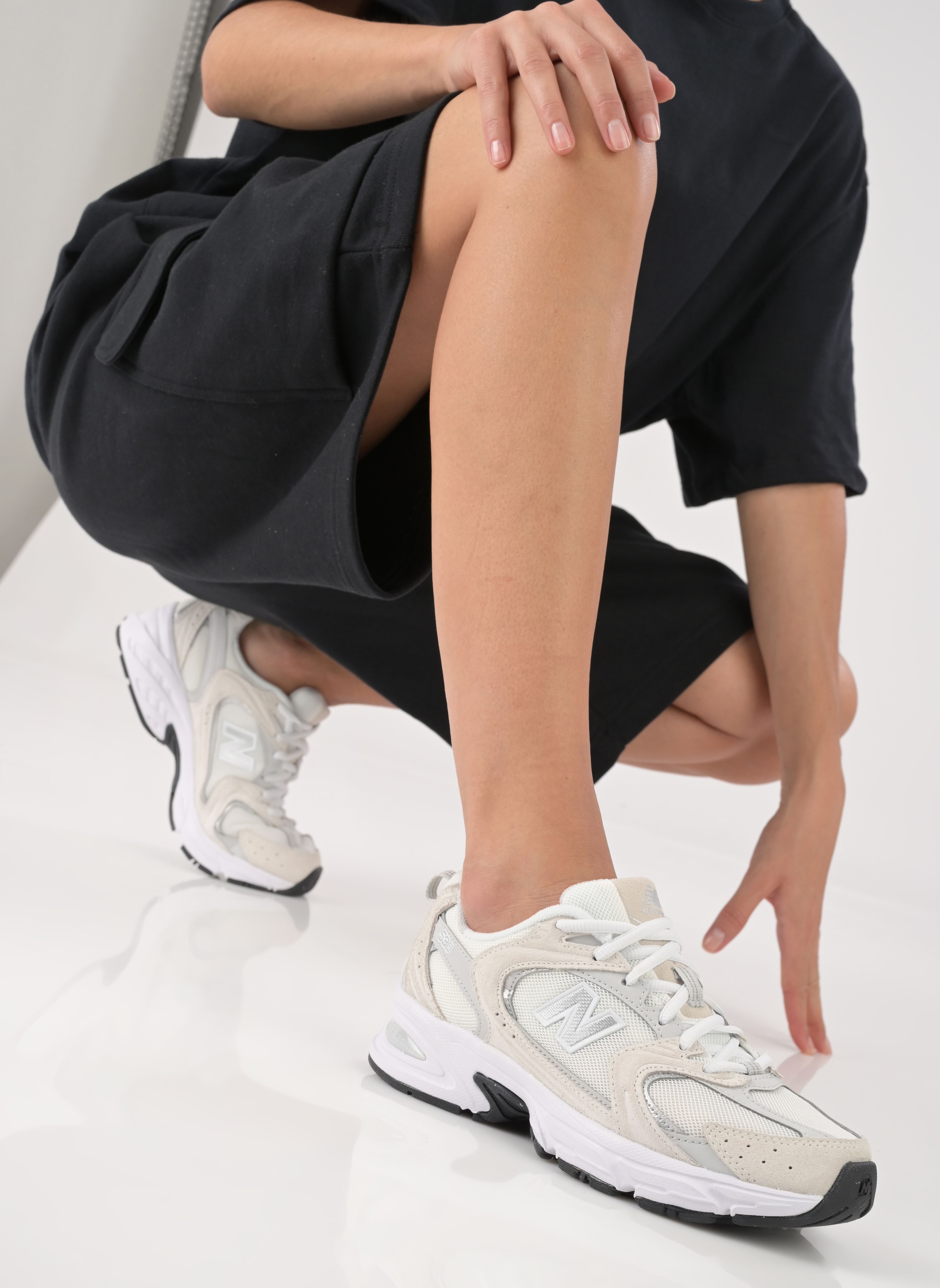 Niedrige Sneaker MR530 damen weiß New Balance Niedrige Sneaker MR530 damen weiß SEA SALT (108)
