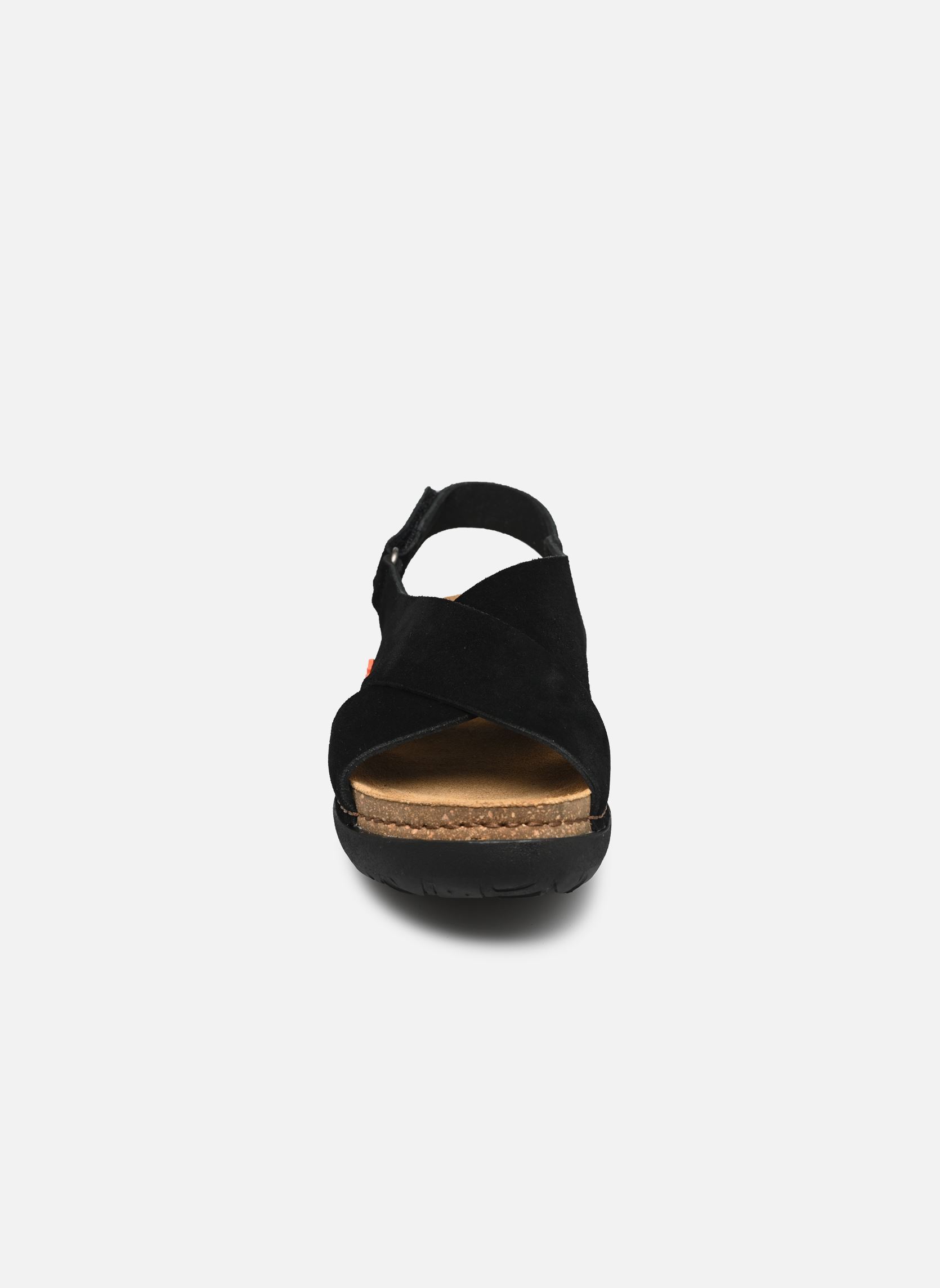 Sandalias y plataformas de cuña Rhodes 1710 mujer negro Art Sandalias y plataformas de cuña Rhodes 1710 mujer negro Black 2