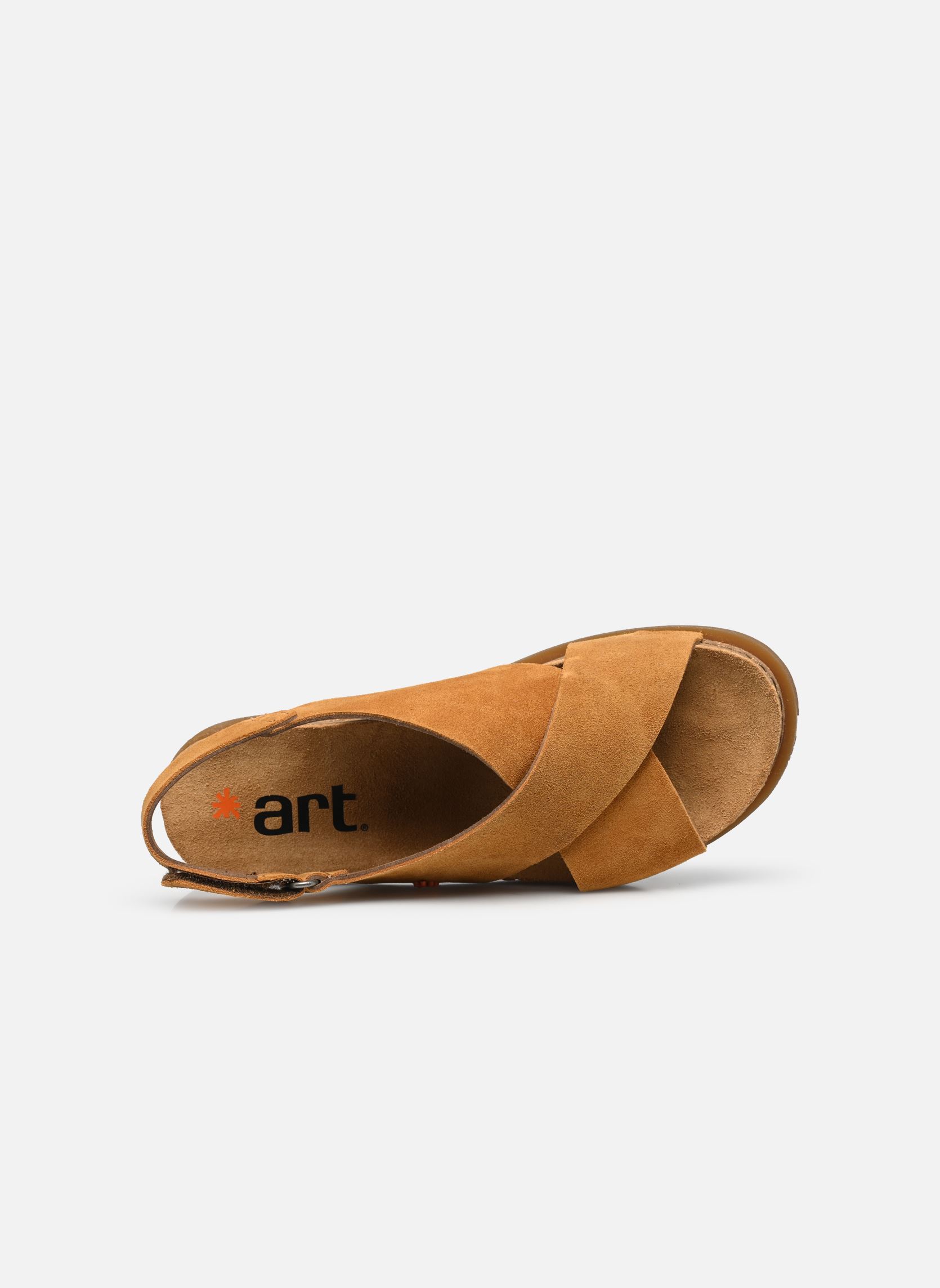 Sandali espadrillas Mariza Zeppa in pelle in Marrone - Christian Louboutin
