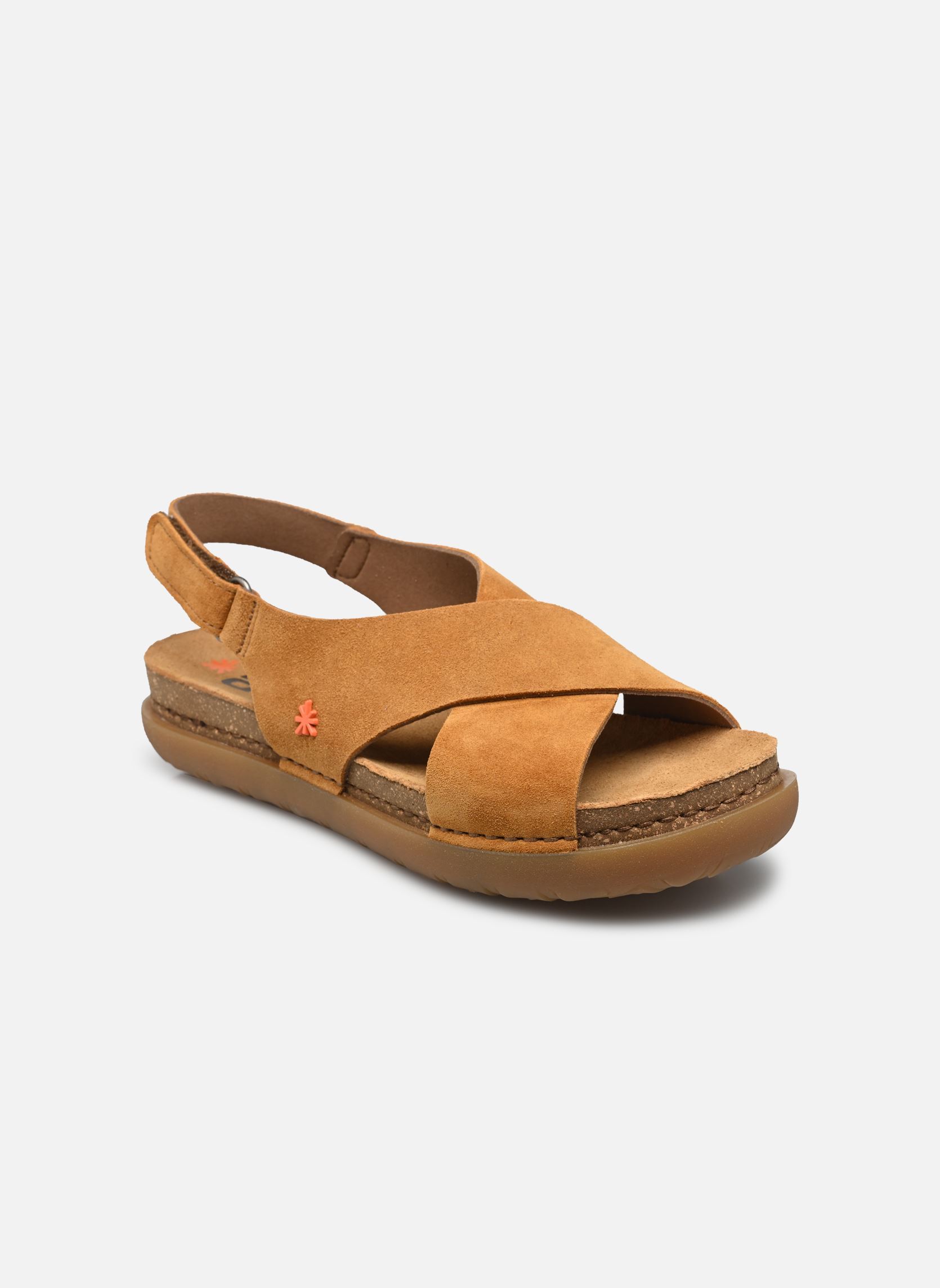 Sandalias y plataformas de cuña Rhodes 1710 mujer marrón Art