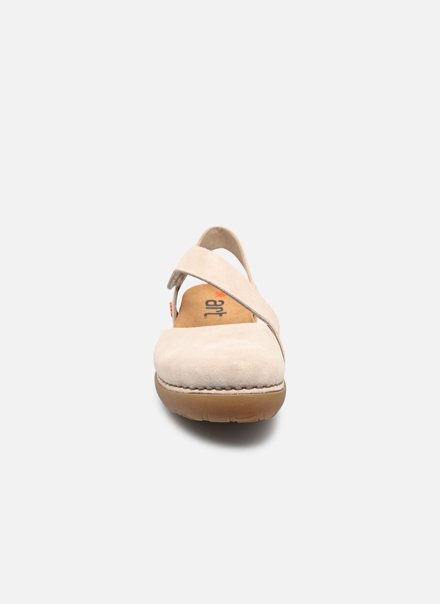 Sandalen met sleehak en plateau Rhodes 1712 dames wit Art Sandalen met sleehak en plateau Rhodes 1712 dames wit Cream 2