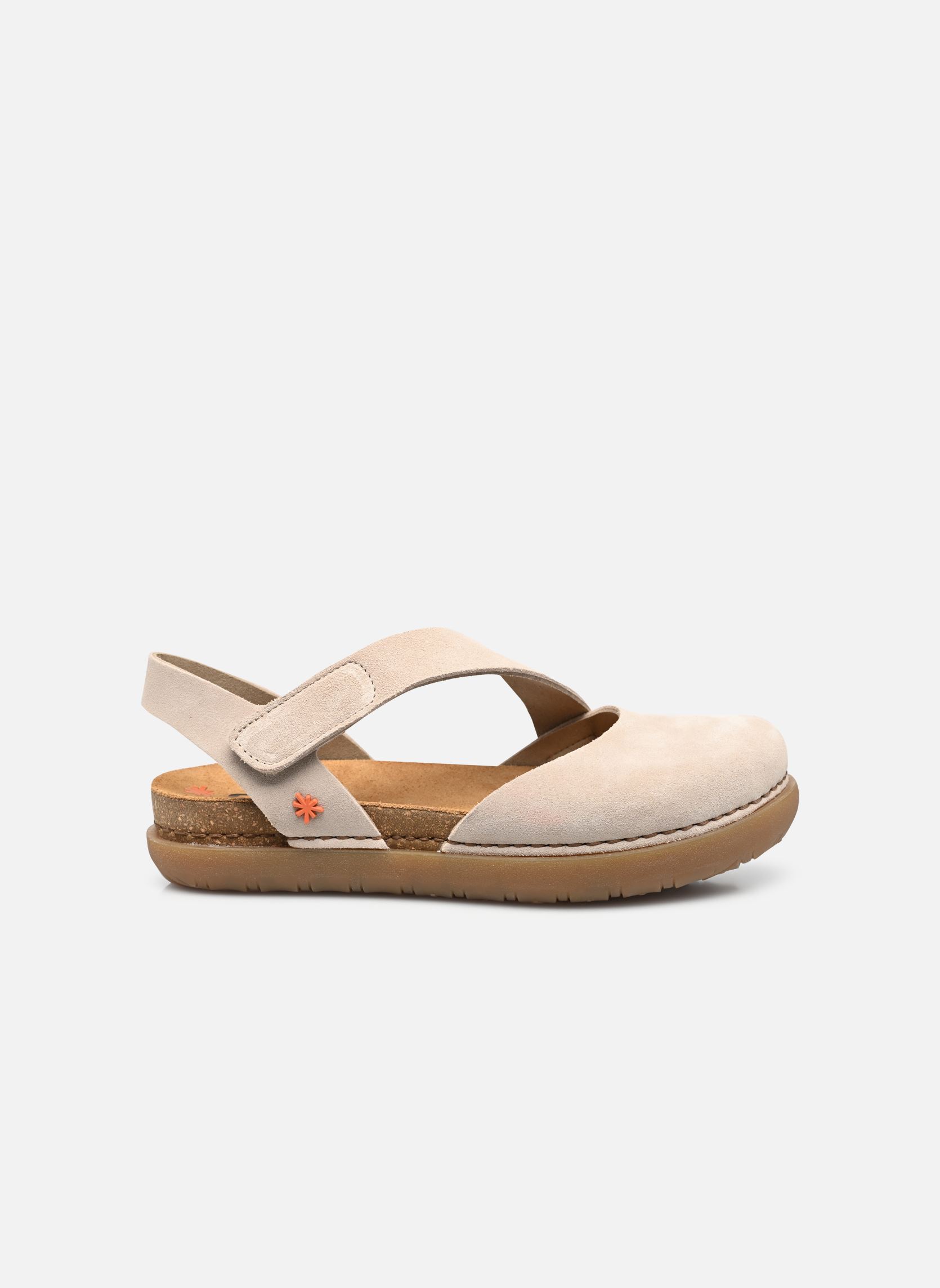 Sandalen met sleehak en plateau Rhodes 1712 dames wit Art Sandalen met sleehak en plateau Rhodes 1712 dames wit Cream 2