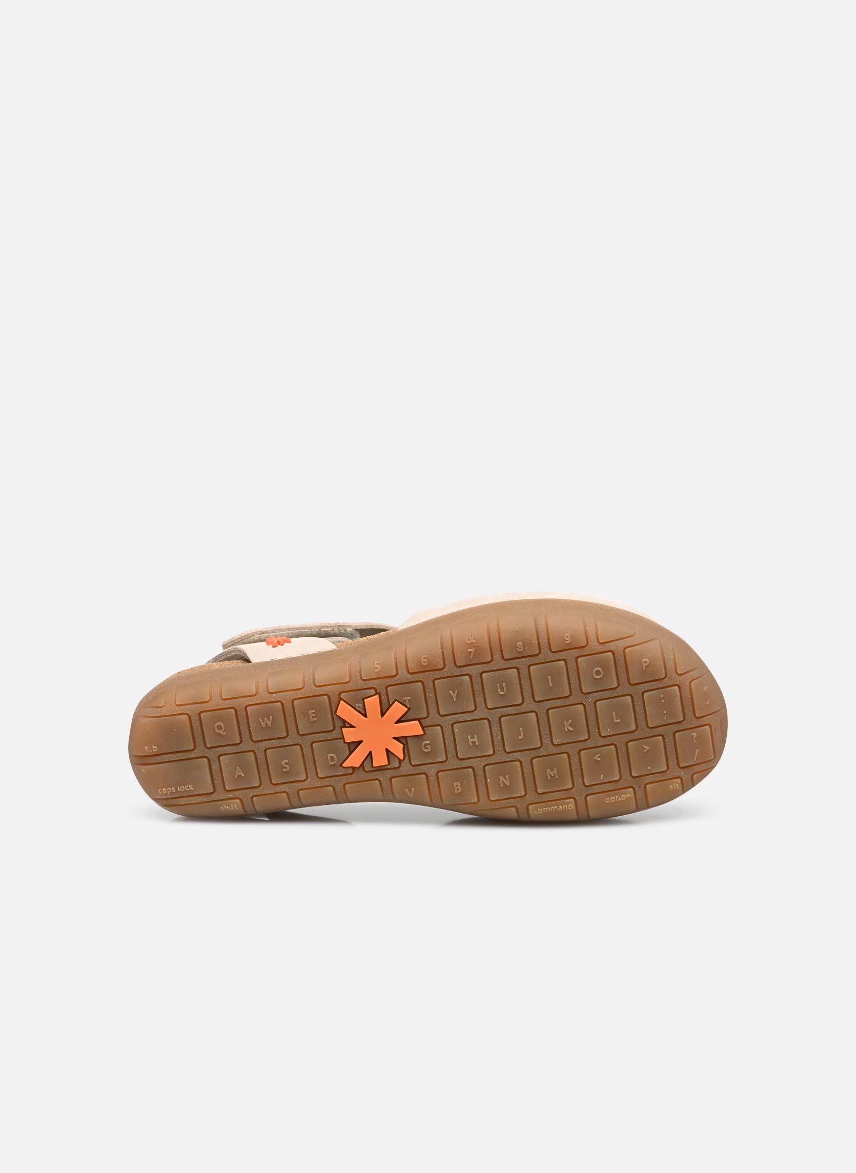 Sandalen met sleehak en plateau Rhodes 1712 dames wit Art Sandalen met sleehak en plateau Rhodes 1712 dames wit Cream 2