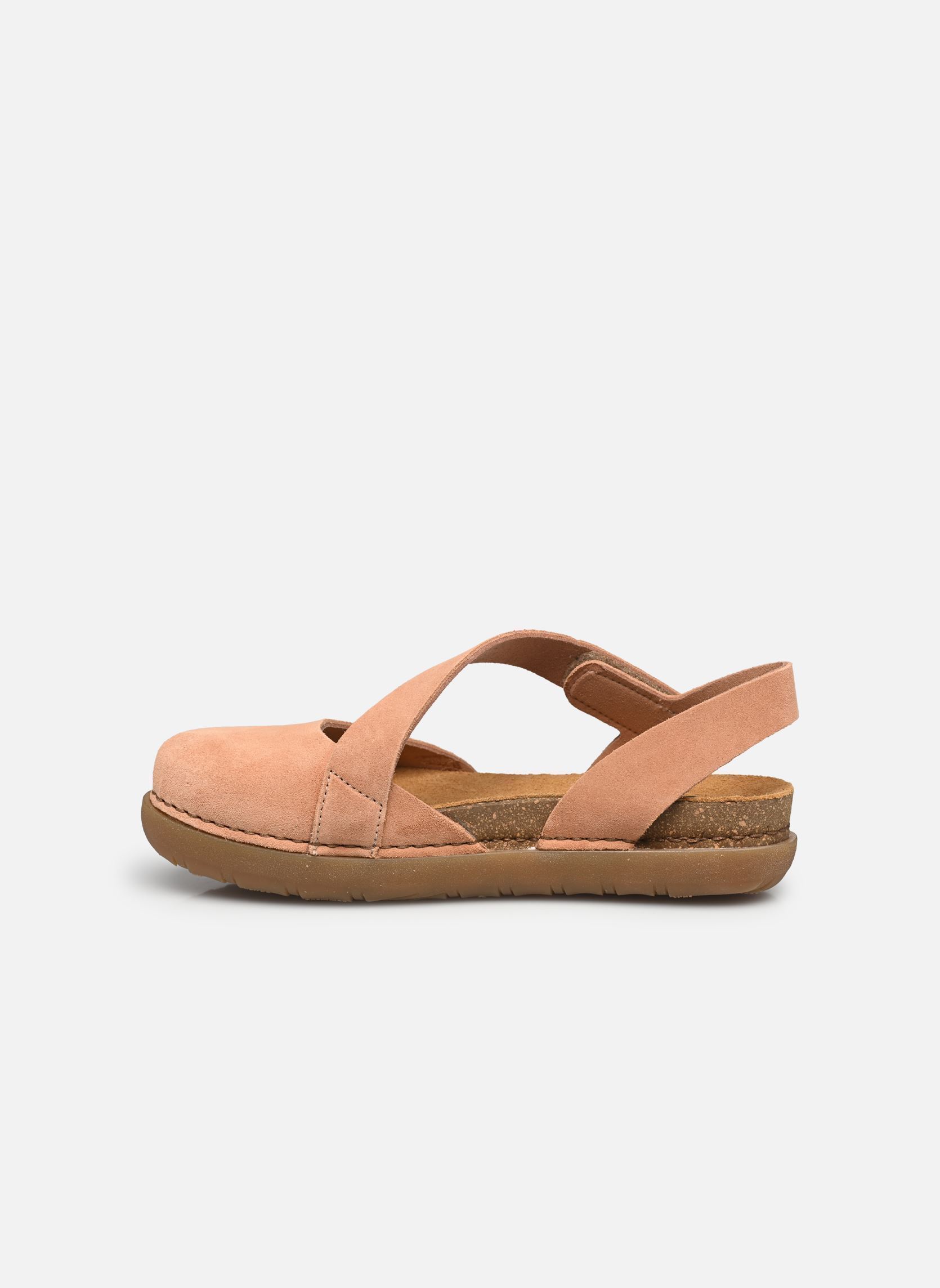 Sandalen met sleehak en plateau Rhodes 1712 dames beige Art Sandalen met sleehak en plateau Rhodes 1712 dames beige Peach