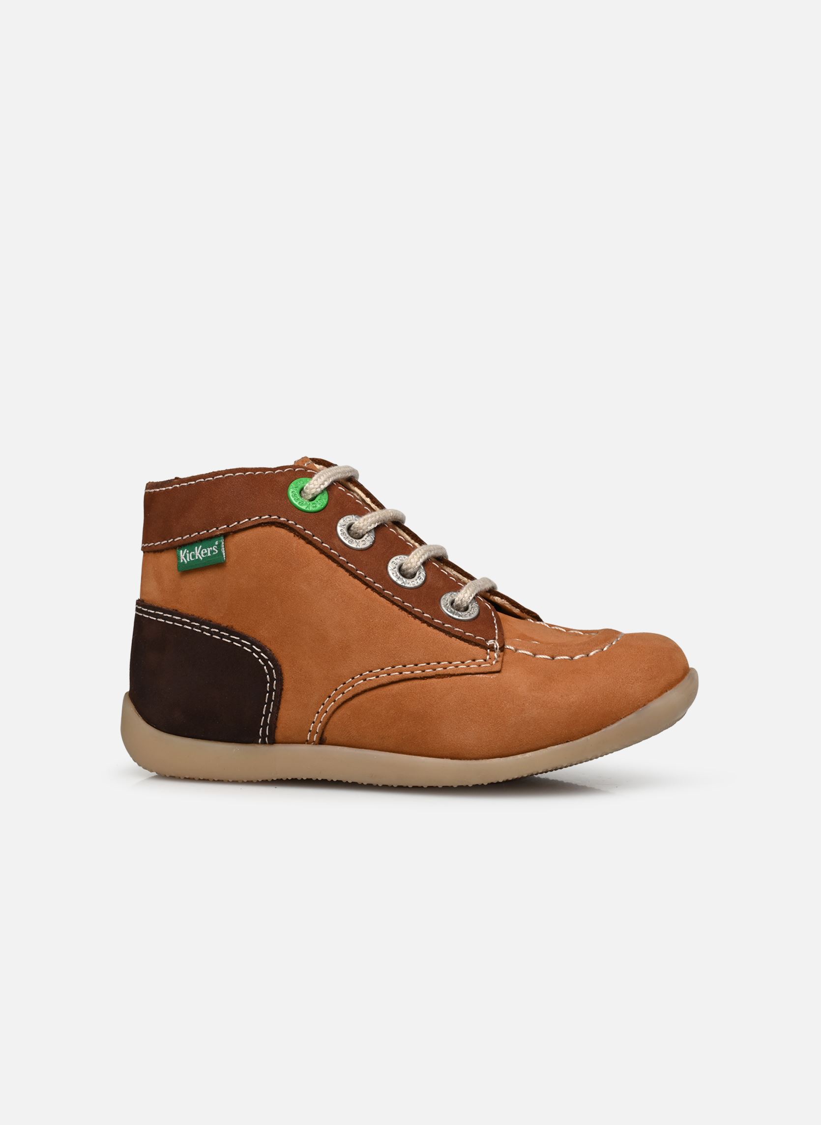 Chaussures premiers pas Bonzip-2 garçon marron Kickers Chaussures premiers pas Bonzip-2 garçon marron CAMEL MARRON TRICOLORE