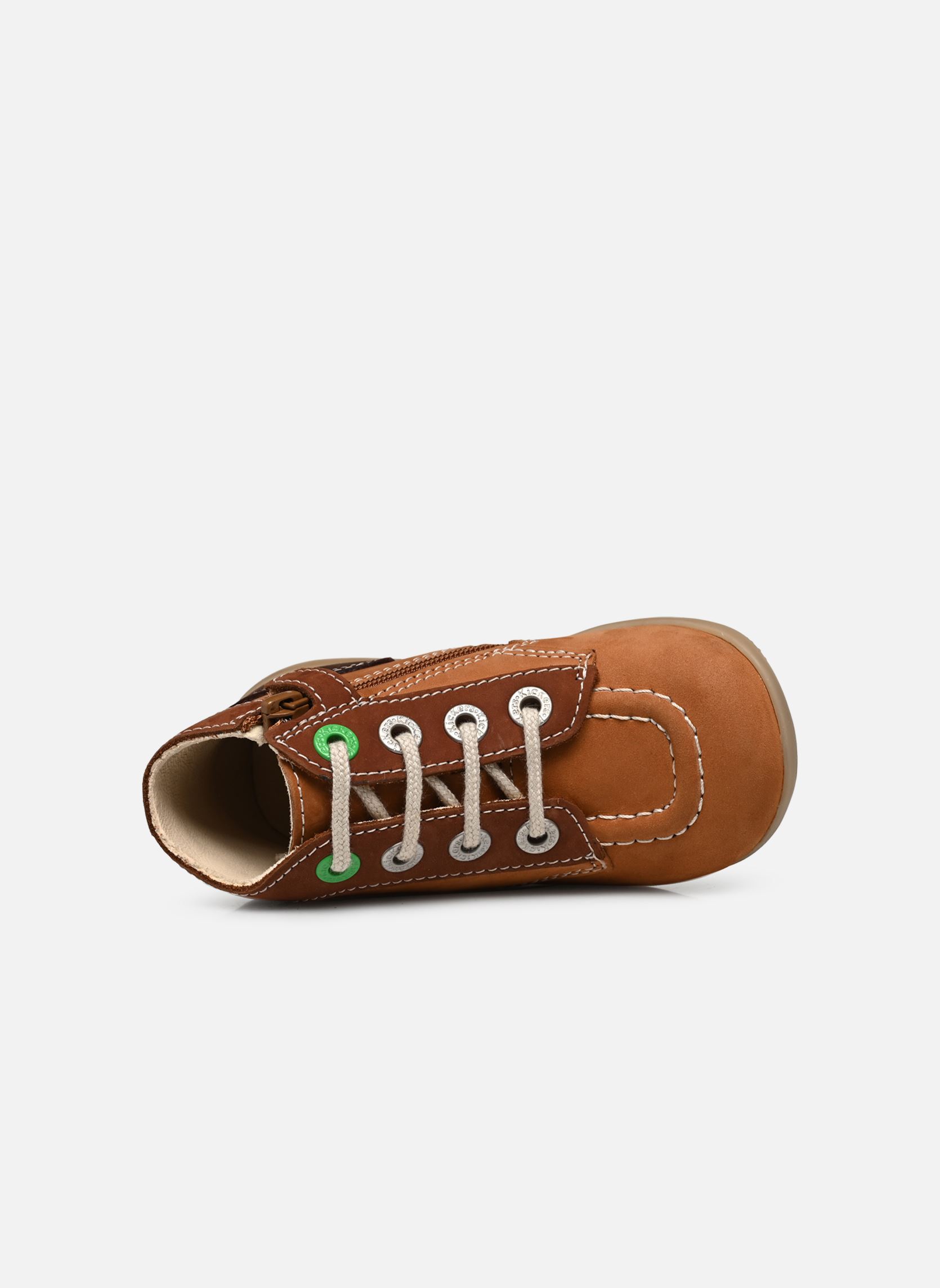 Chaussures premiers pas Bonzip-2 garçon marron Kickers Chaussures premiers pas Bonzip-2 garçon marron CAMEL MARRON TRICOLORE