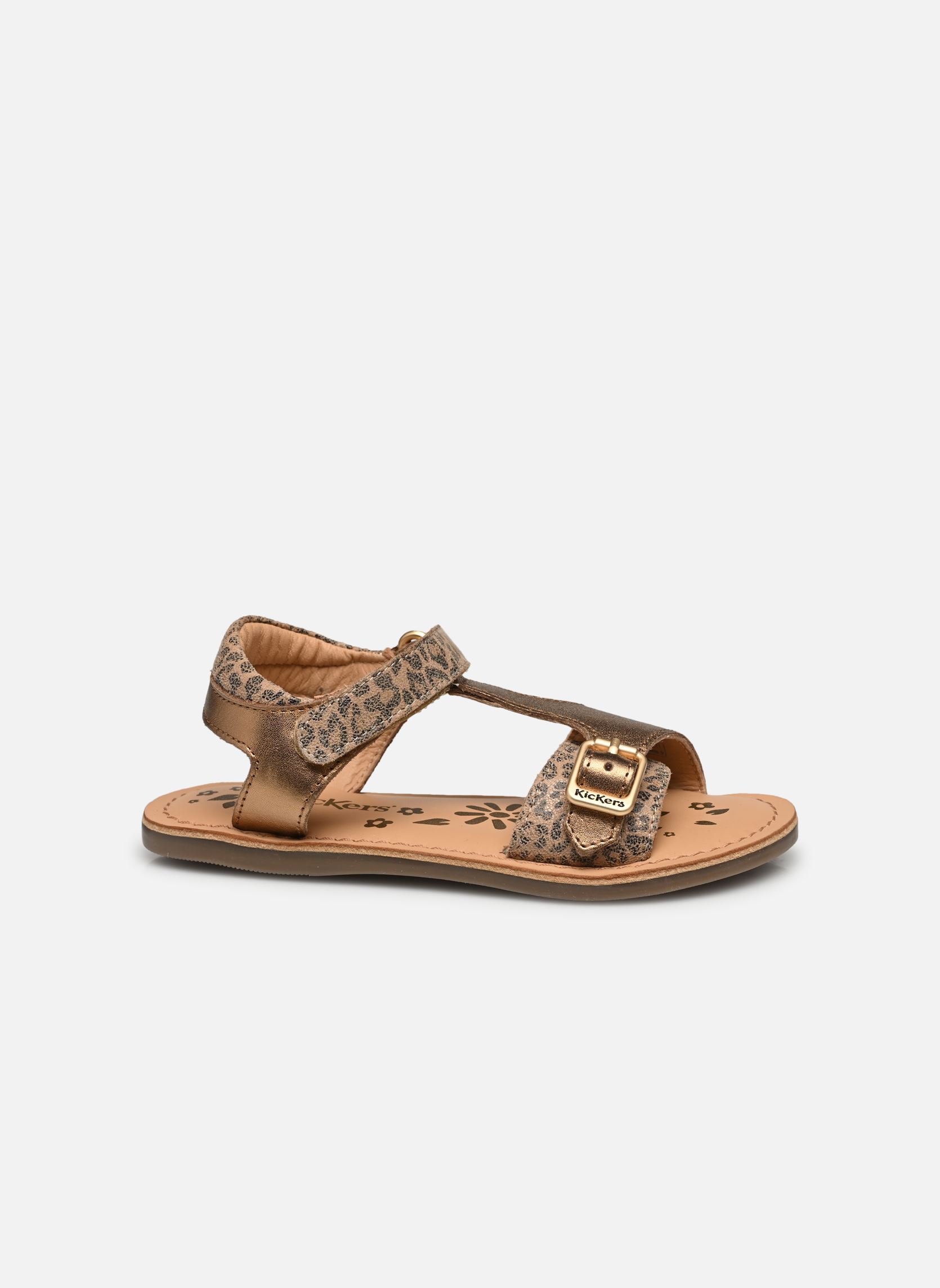 Sandales Diazz fille or et bronze Kickers Sandales Diazz fille or et bronze BRONZE LÉOPARD