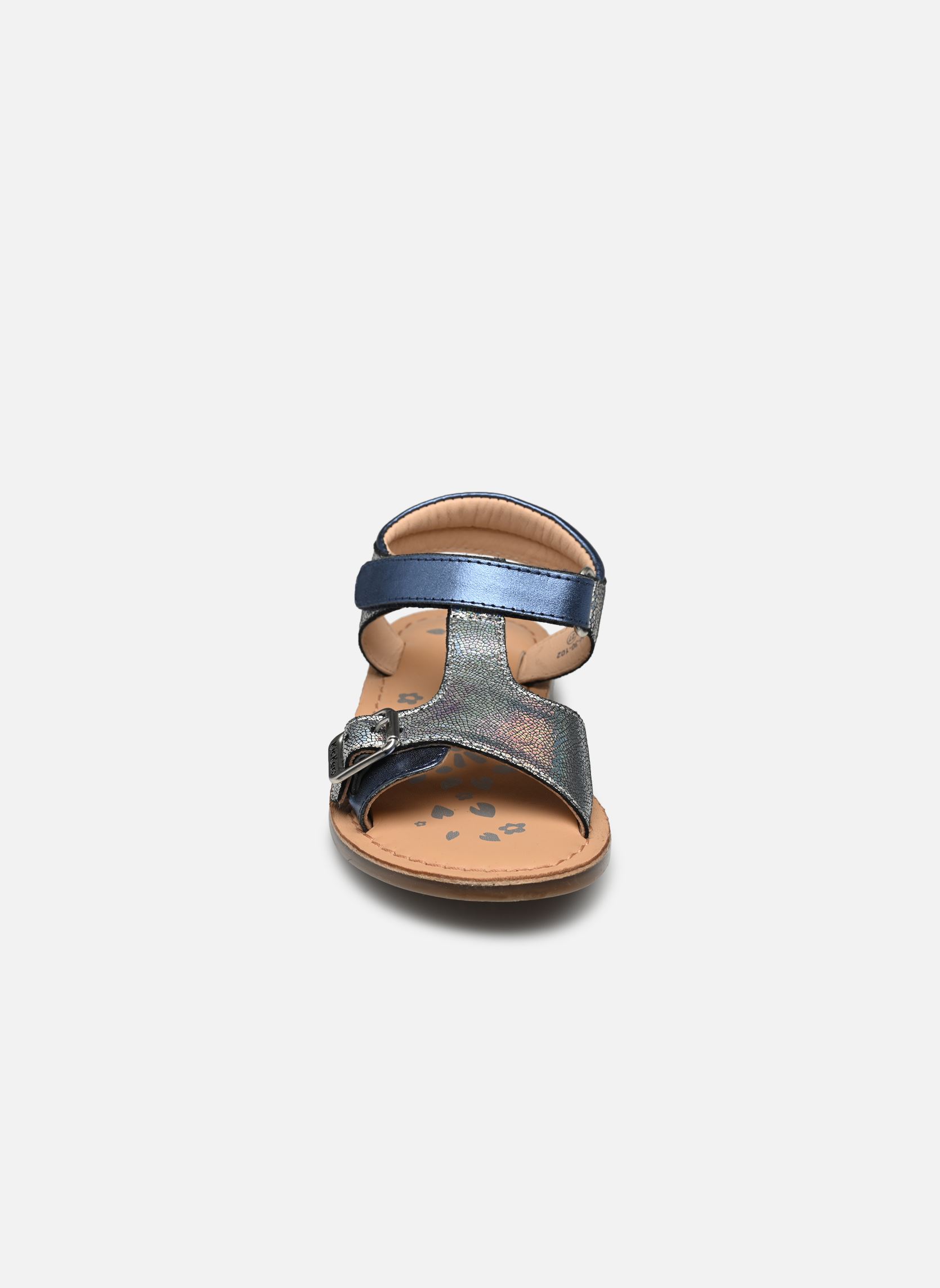 Sandalen Diazz mädchen blau Kickers Sandalen Diazz mädchen blau MARINE MÉTALLISÉ