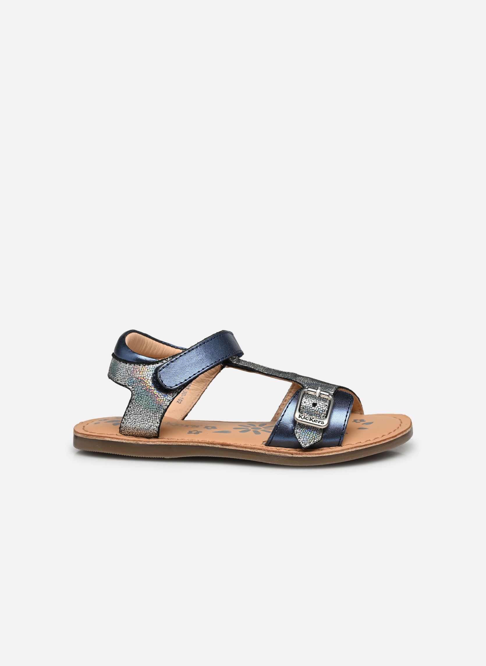 Sandalen Diazz mädchen blau Kickers Sandalen Diazz mädchen blau MARINE MÉTALLISÉ