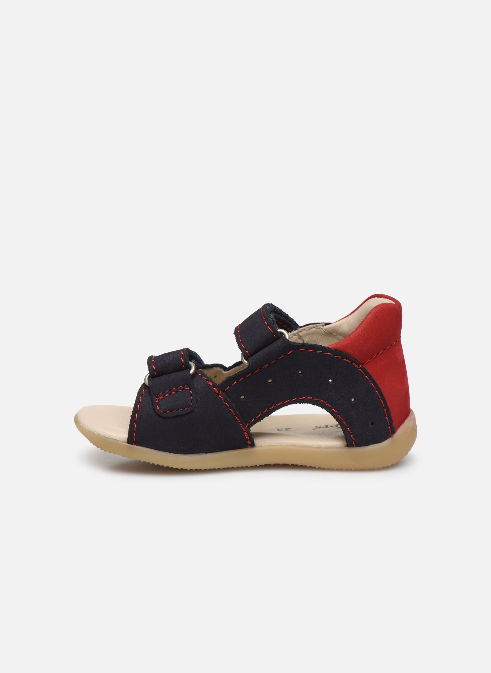 Sandales Boping-2 garçon bleu Kickers Sandales Boping-2 garçon bleu MARINE ROUGE