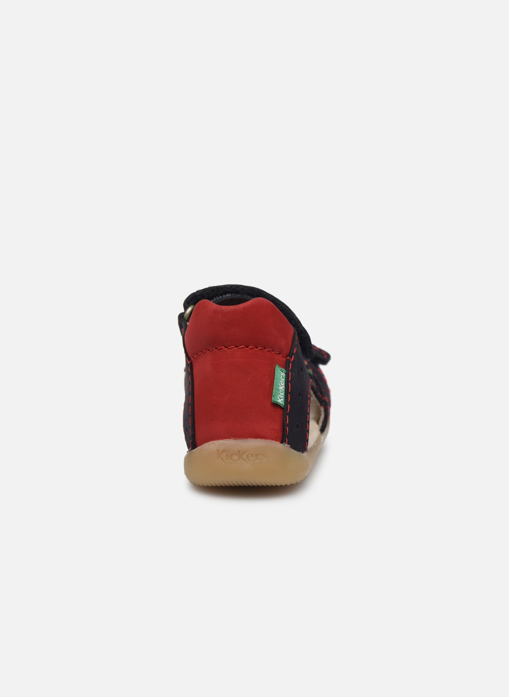Sandales Boping-2 garçon bleu Kickers Sandales Boping-2 garçon bleu MARINE ROUGE