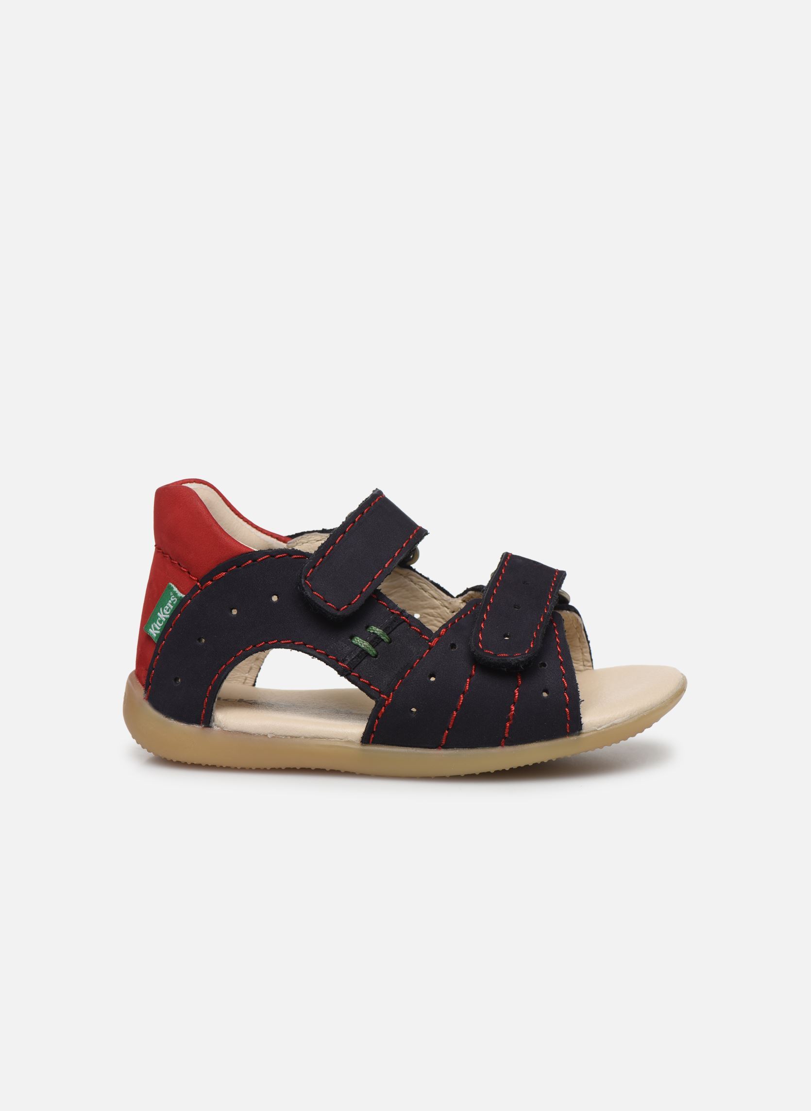 Sandales Boping-2 garçon bleu Kickers Sandales Boping-2 garçon bleu MARINE ROUGE