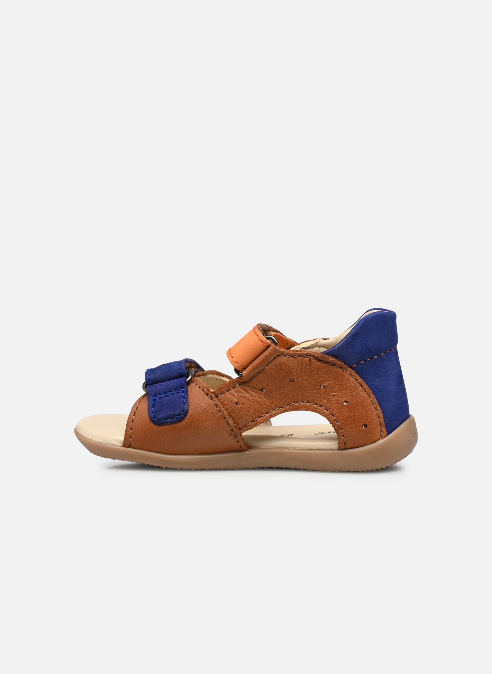 Sandales Boping-2 garçon marron Kickers Sandales Boping-2 garçon marron CAMEL ORANGE BLEU
