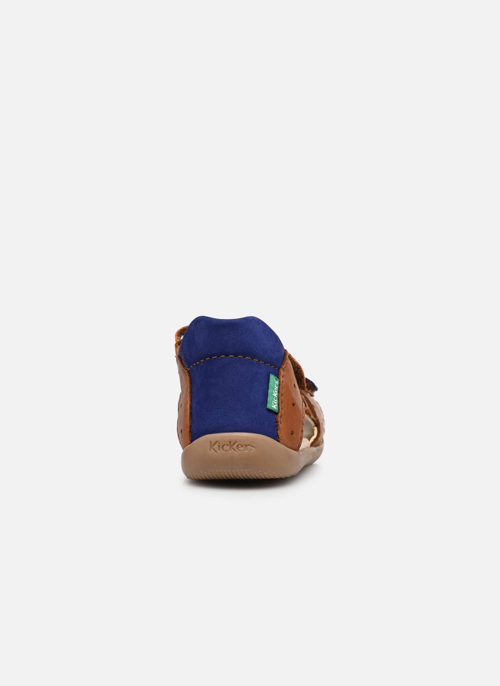 Sandales Boping-2 garçon marron Kickers Sandales Boping-2 garçon marron CAMEL ORANGE BLEU
