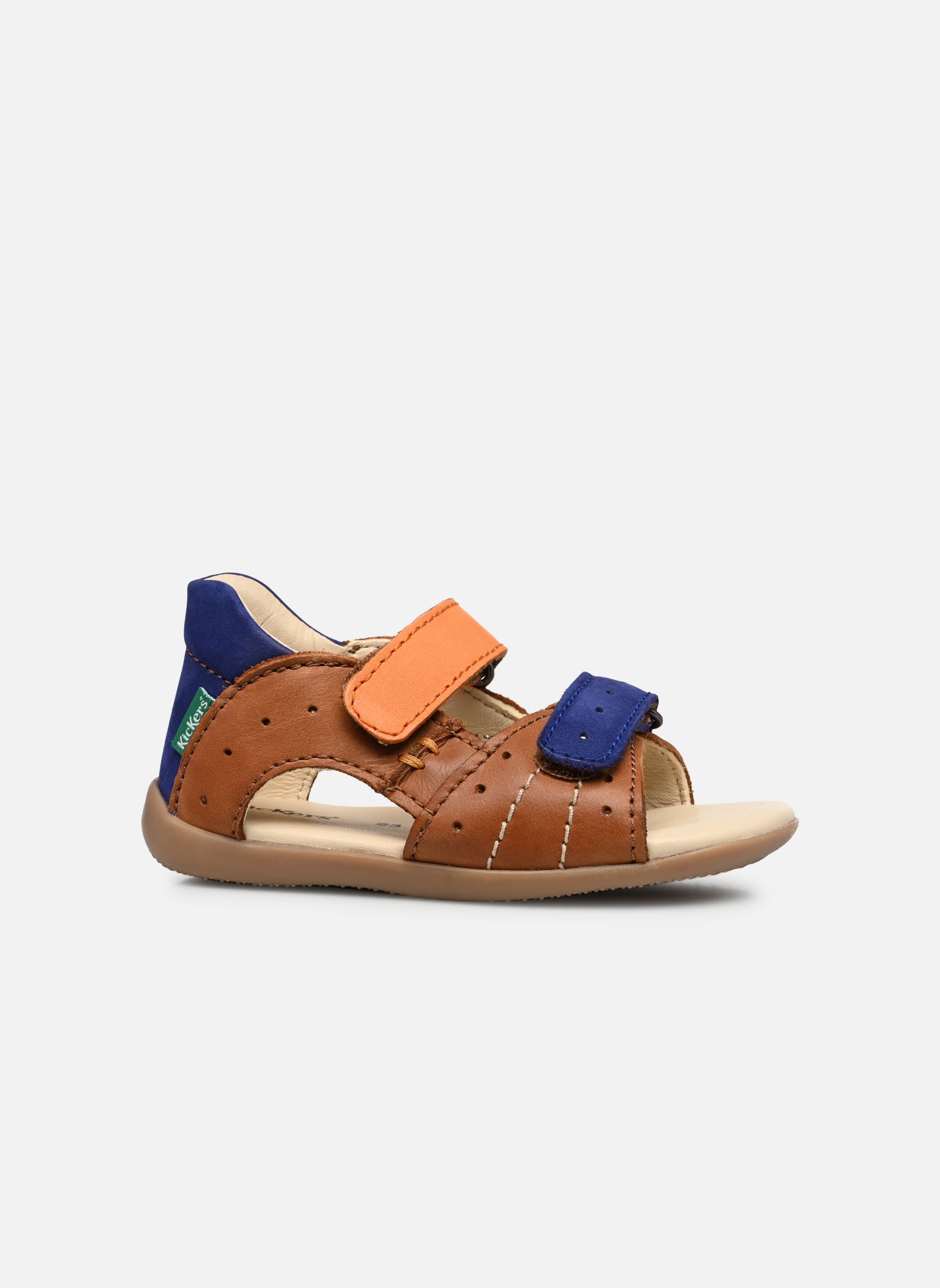 Sandales Boping-2 garçon marron Kickers Sandales Boping-2 garçon marron CAMEL ORANGE BLEU