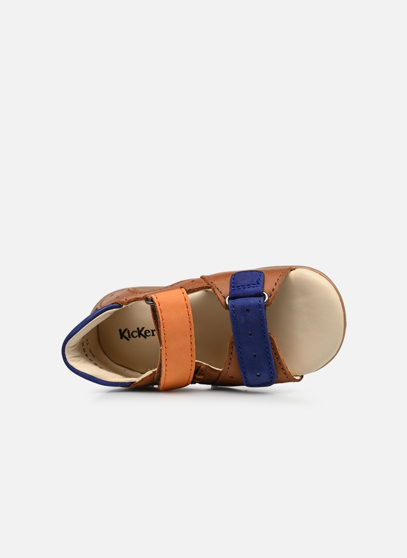 Sandales Boping-2 garçon marron Kickers Sandales Boping-2 garçon marron CAMEL ORANGE BLEU