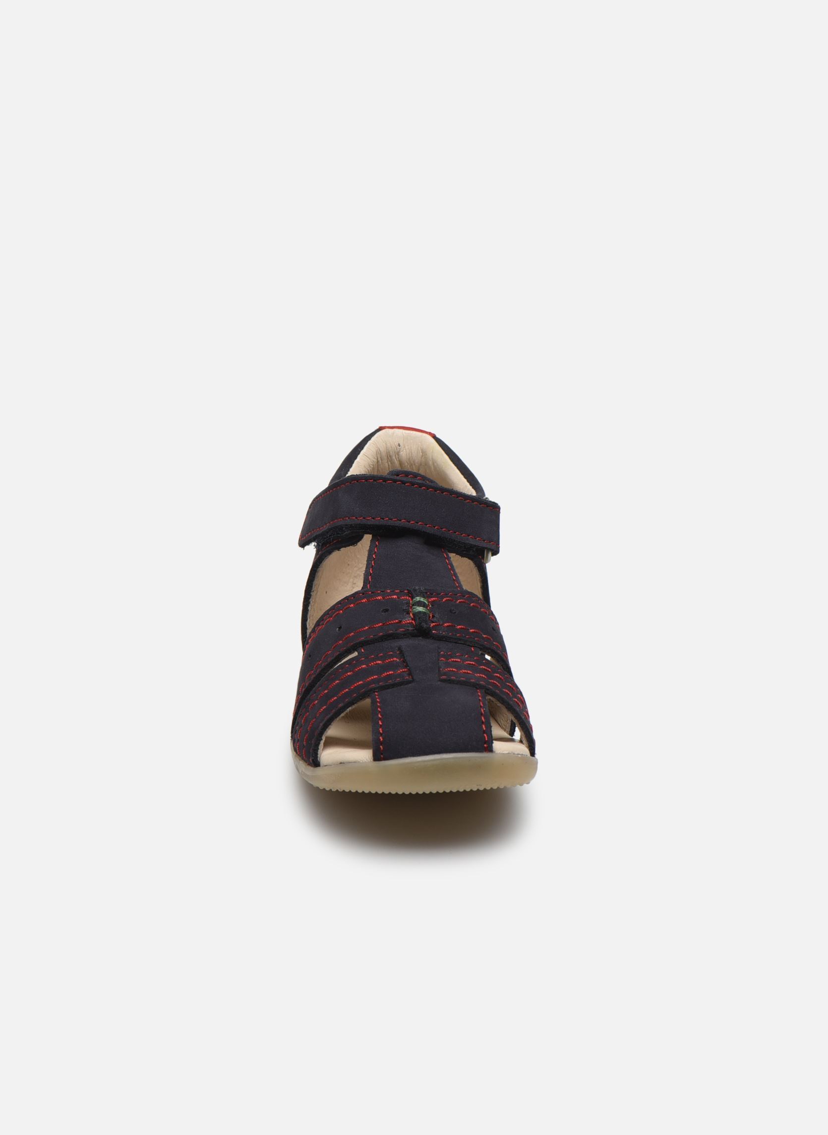 Sandales Bigbazar-2 garçon bleu Kickers Sandales Bigbazar-2 garçon bleu MARINE ROUGE