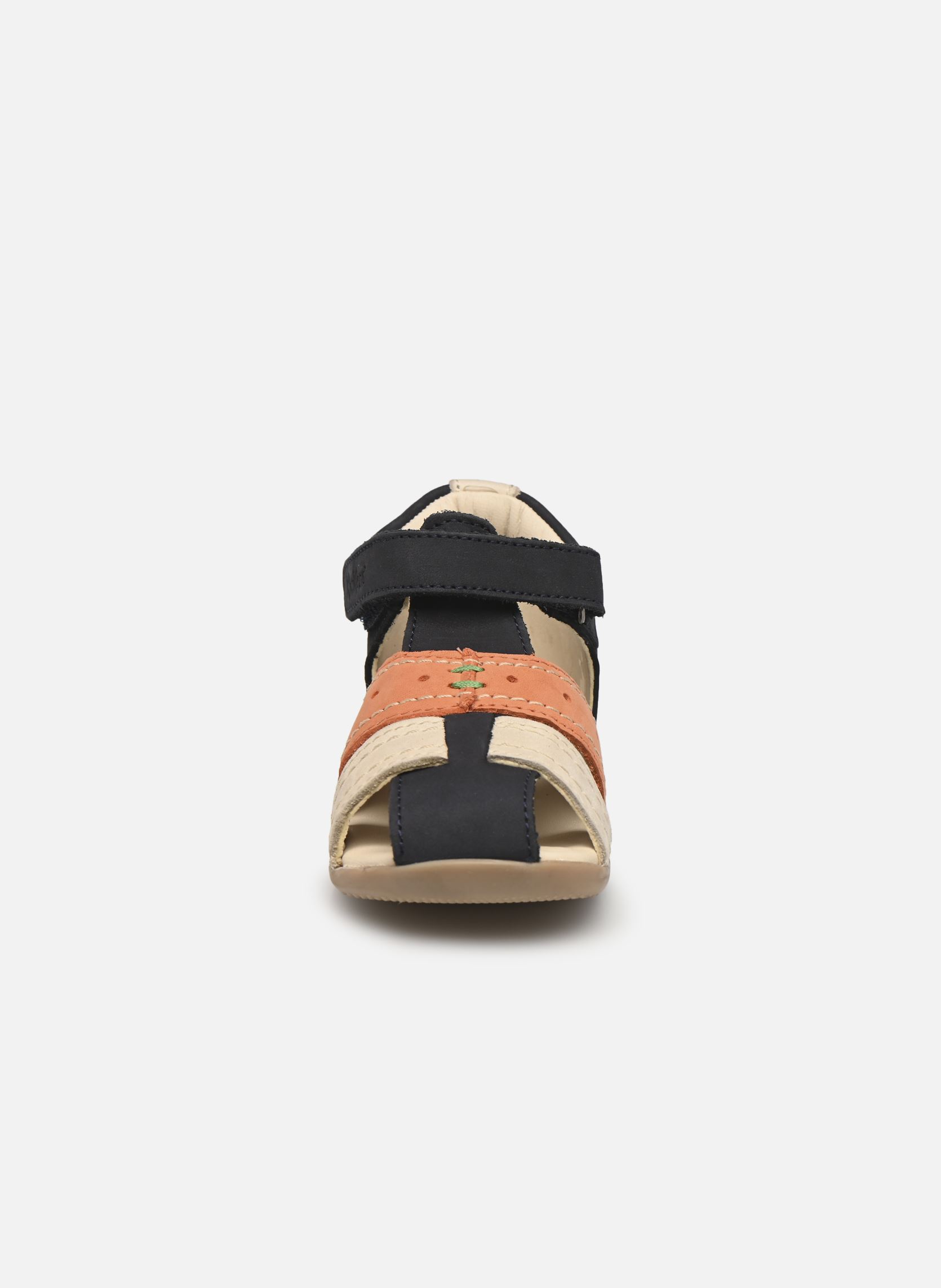 Sandali Bigbazar-2 bambino blu Kickers Sandali Bigbazar-2 bambino blu MARINE BEIGE ORANGE
