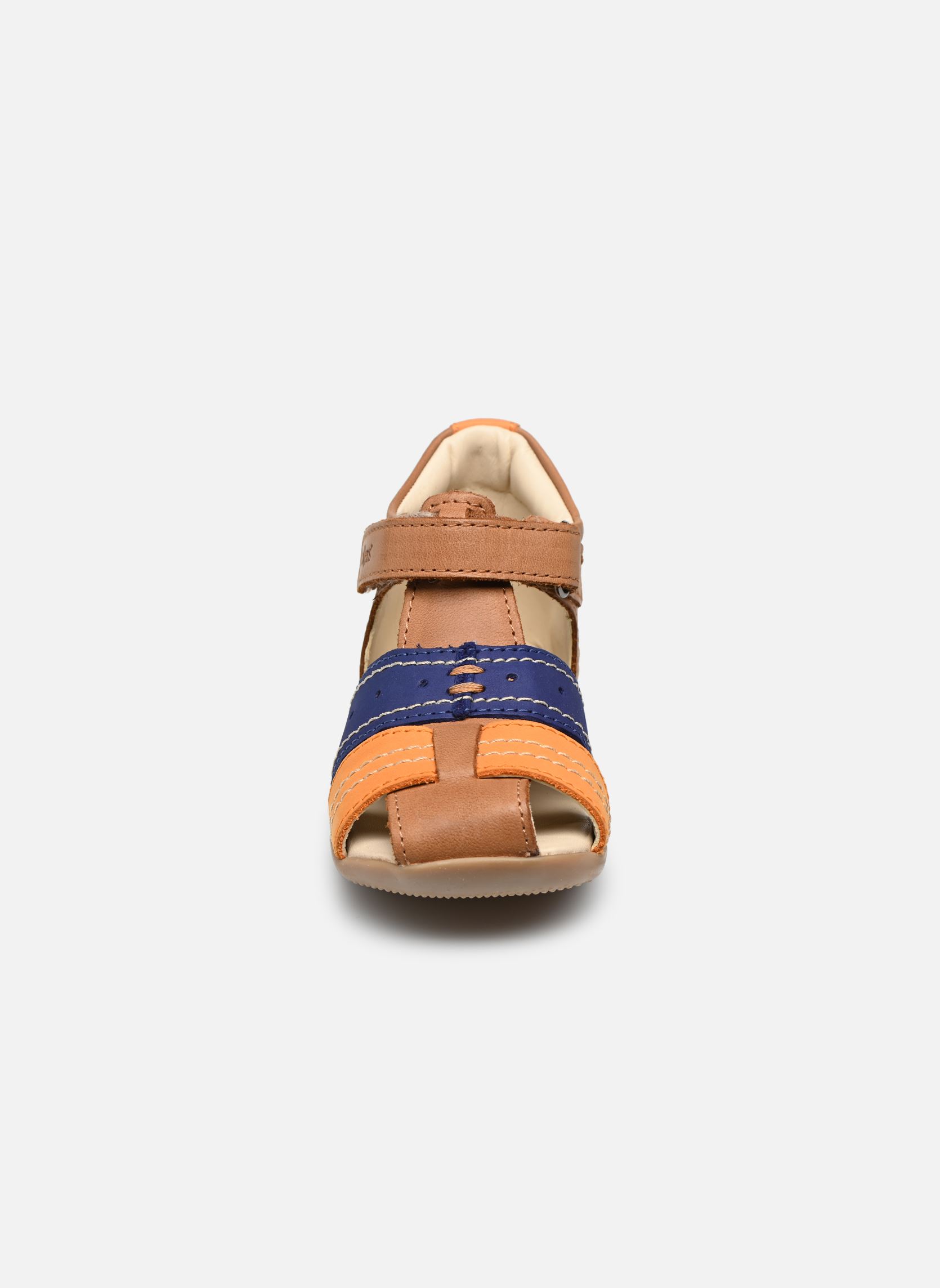 Sandalen Bigbazar-2 jongens bruin Kickers Sandalen Bigbazar-2 jongens bruin CAMEL ORANGE BLEU