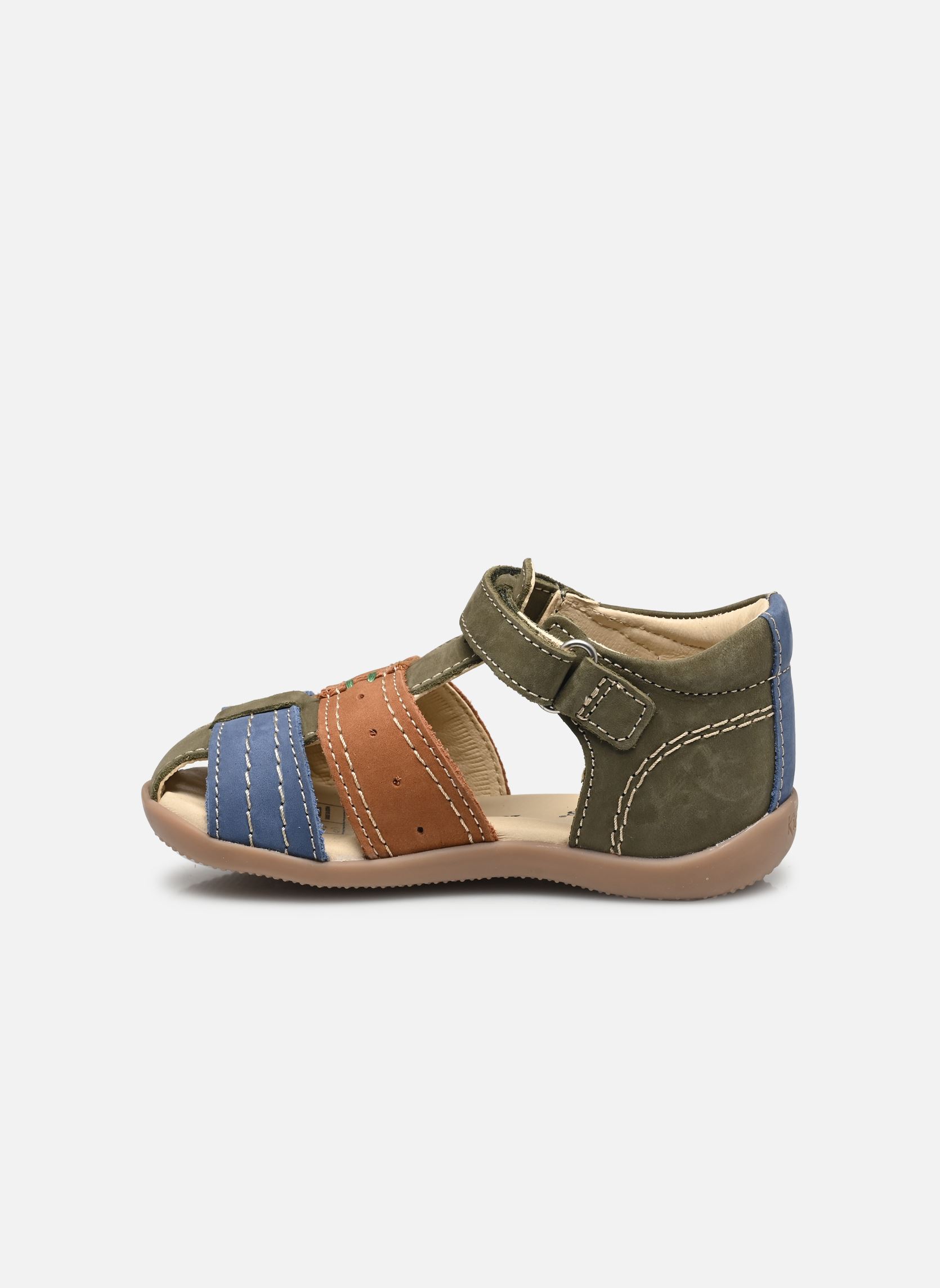 Sandales Bigbazar-2 garçon vert Kickers Sandales Bigbazar-2 garçon vert KAKI FONCE MARRON